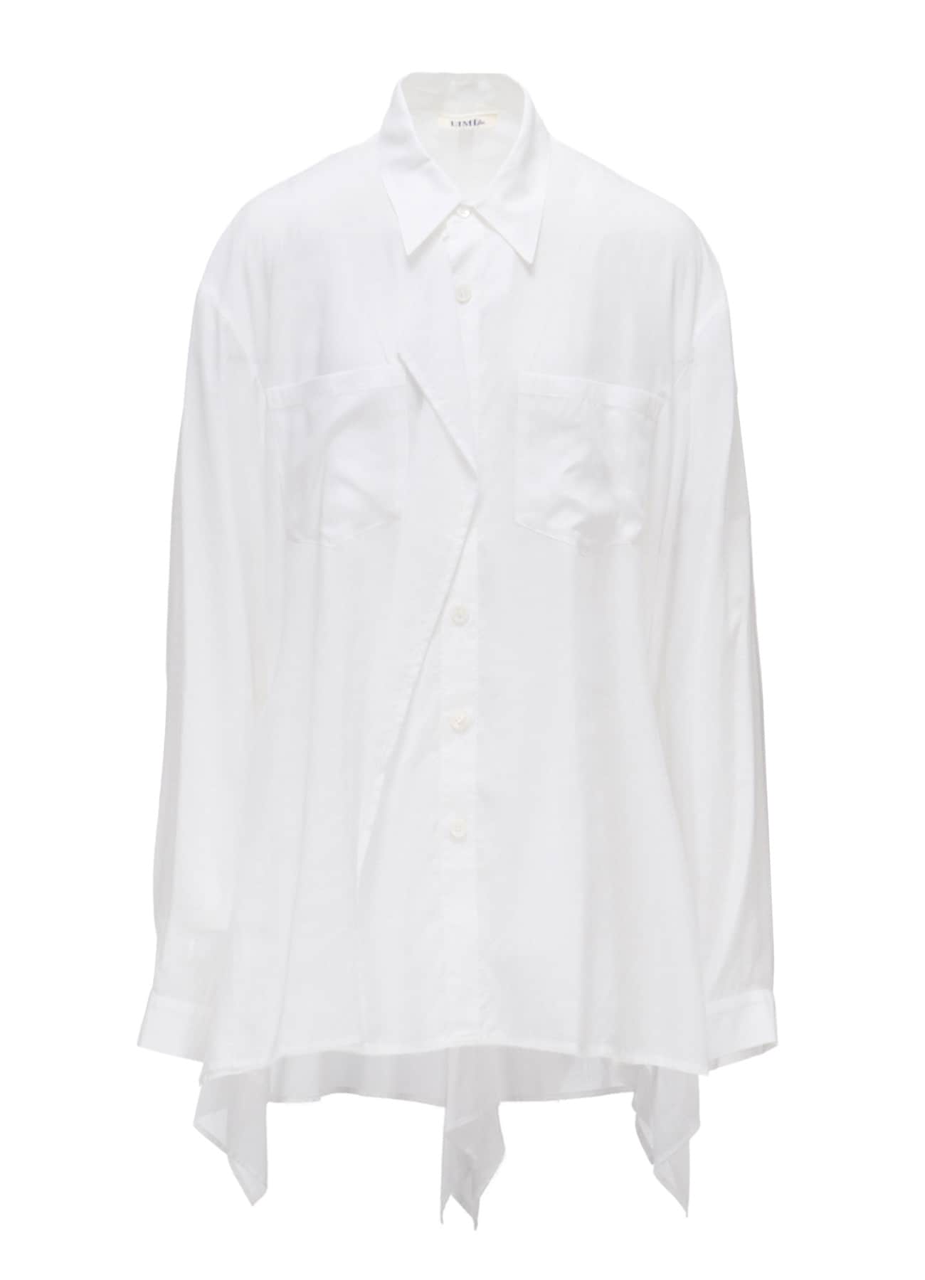 SOFT LAWN  FLARED PANEL BLOUSE