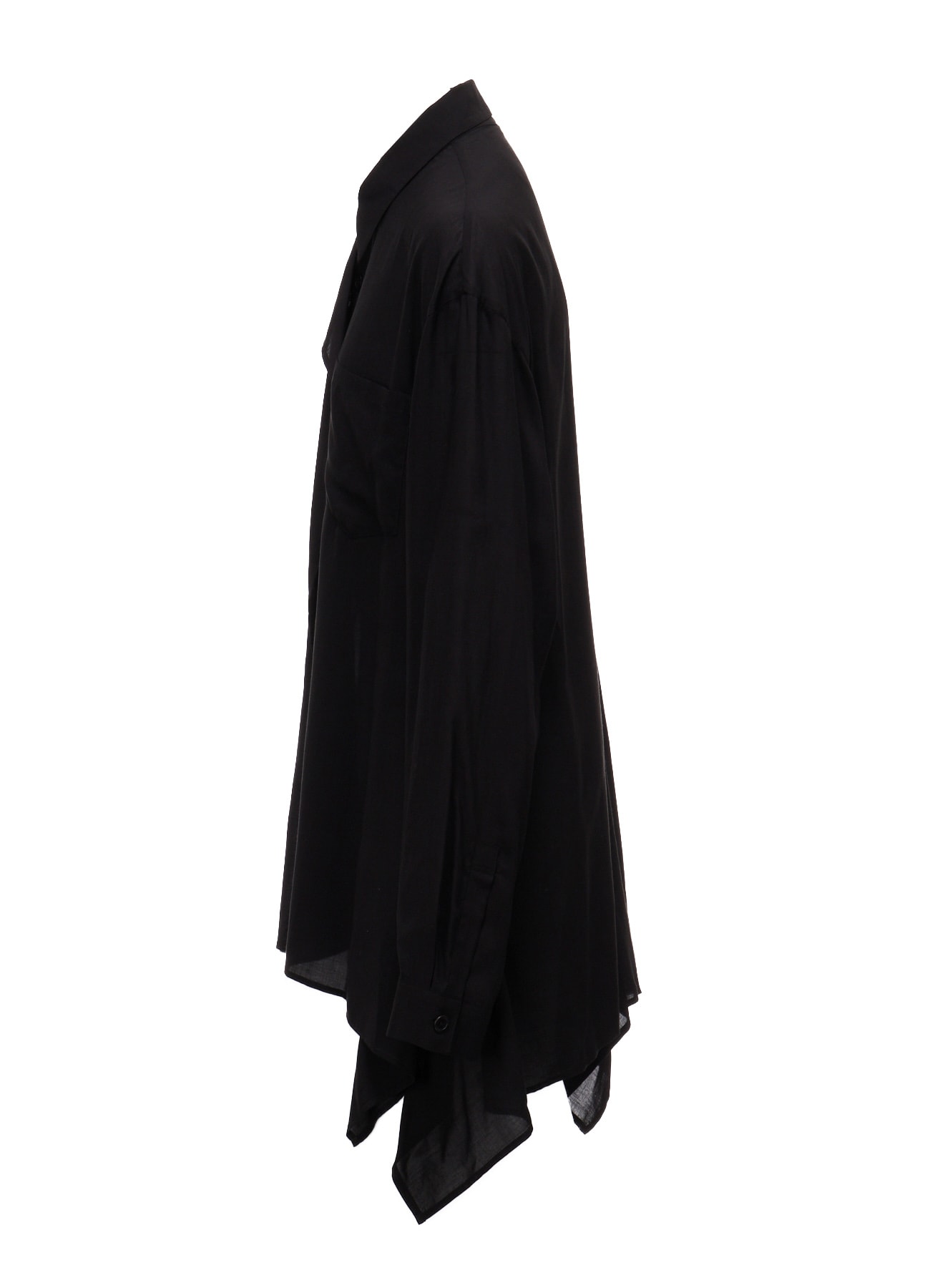 SOFT LAWN  FLARED PANEL BLOUSE