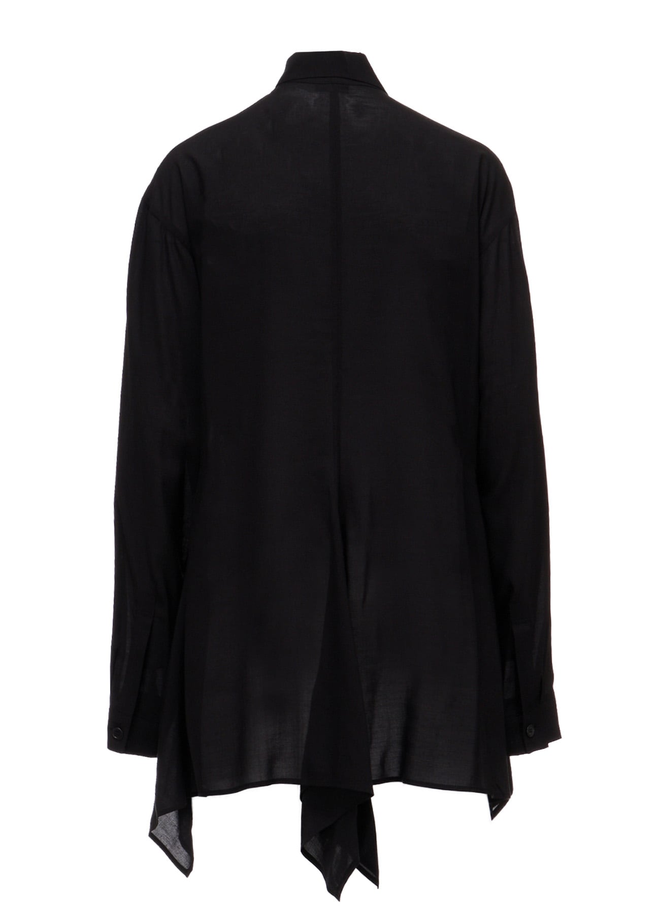 SOFT LAWN  FLARED PANEL BLOUSE