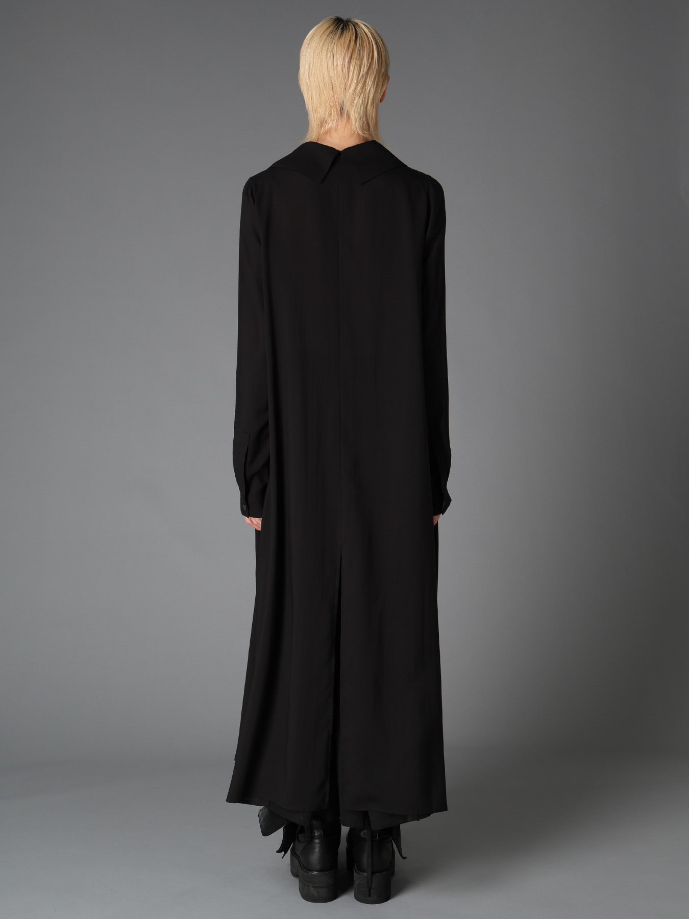 SOFT LAWN  LONG DRAPED BLOUSE
