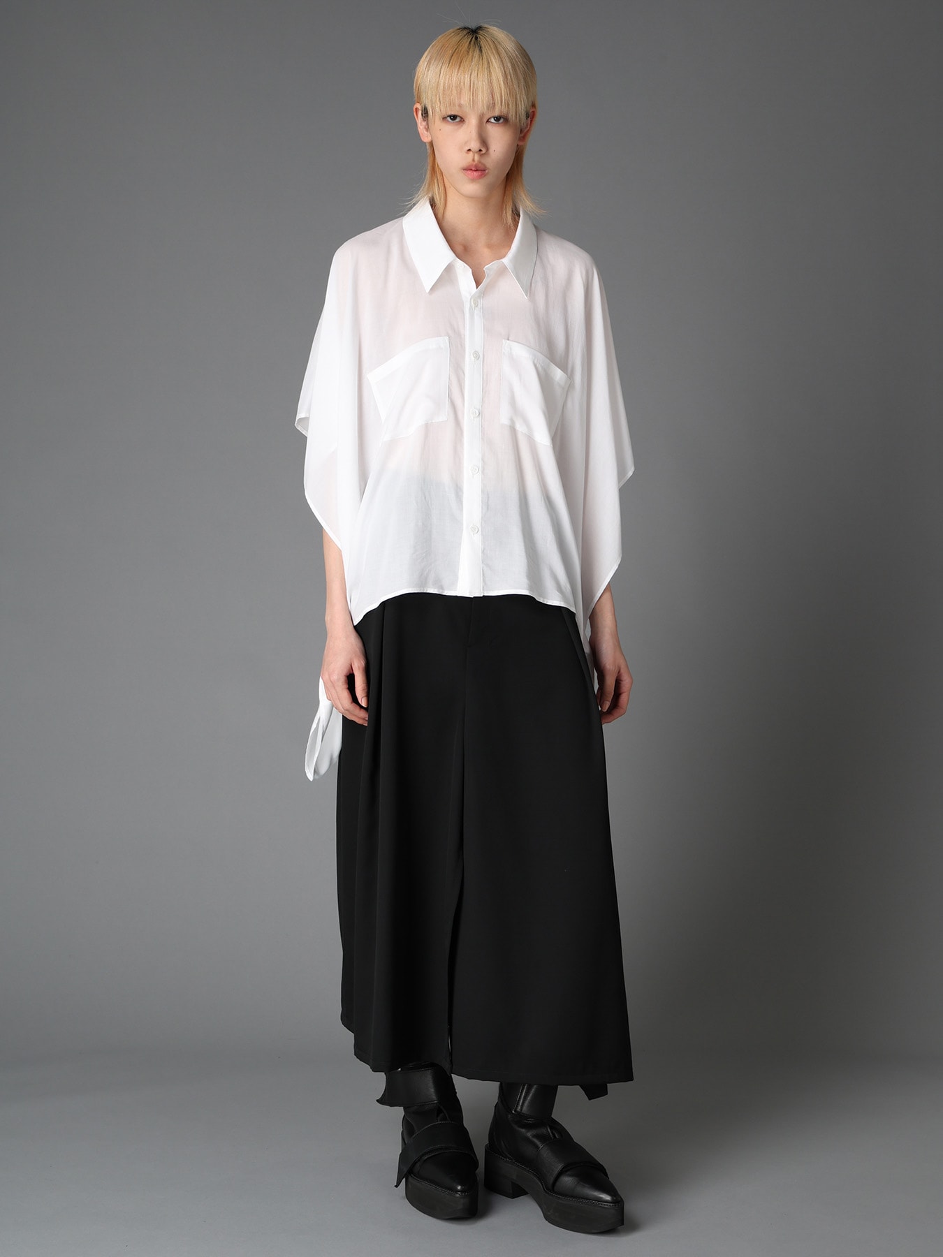SOFT LAWN  SQUARE SHIRT