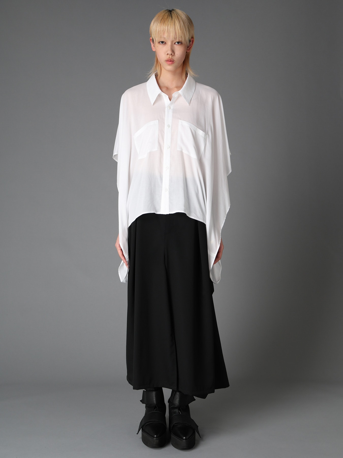 SOFT LAWN  SQUARE SHIRT