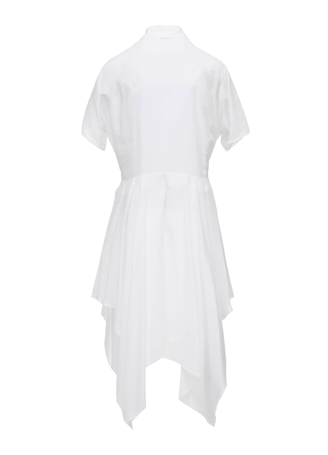 SOFT LAWN FRONT SPLIT LONG SHIRT
