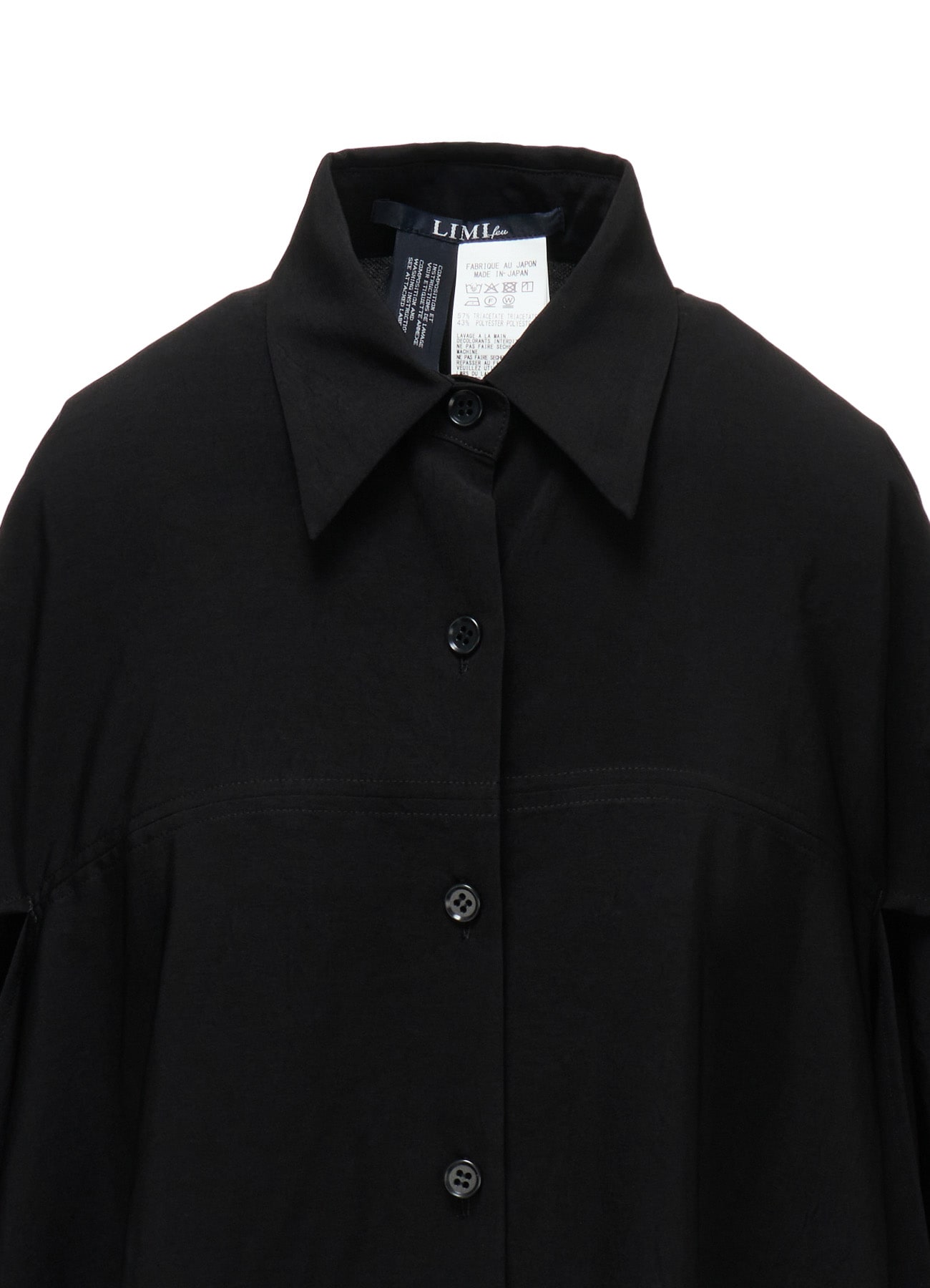 TA/PE DECHINE IRREGULAR YOKE SHIRT