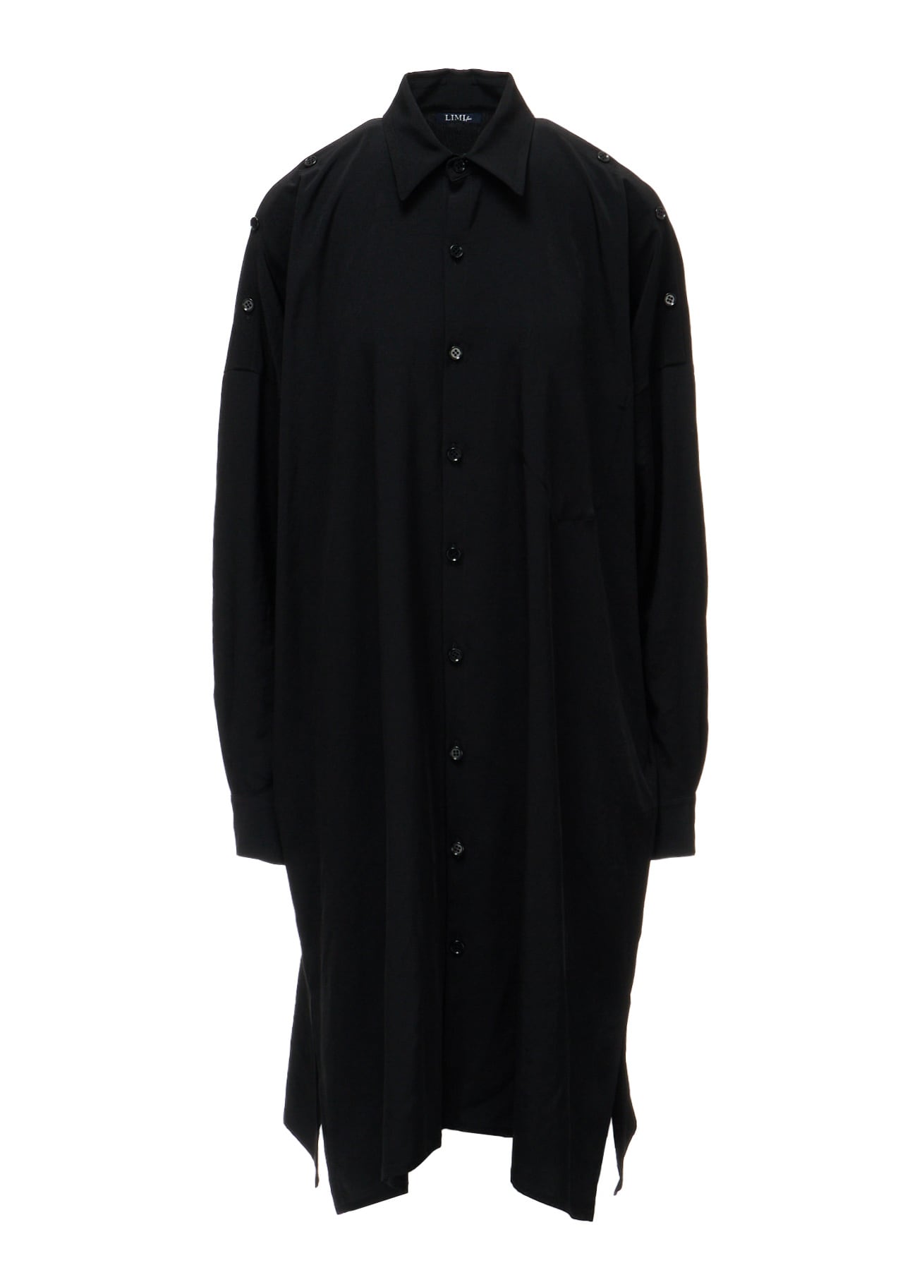 TA/PE DECHINE SHOULDER BUTTON BLOUSE