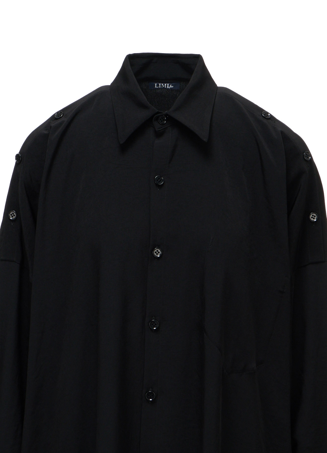 TA/PE DECHINE SHOULDER BUTTON BLOUSE