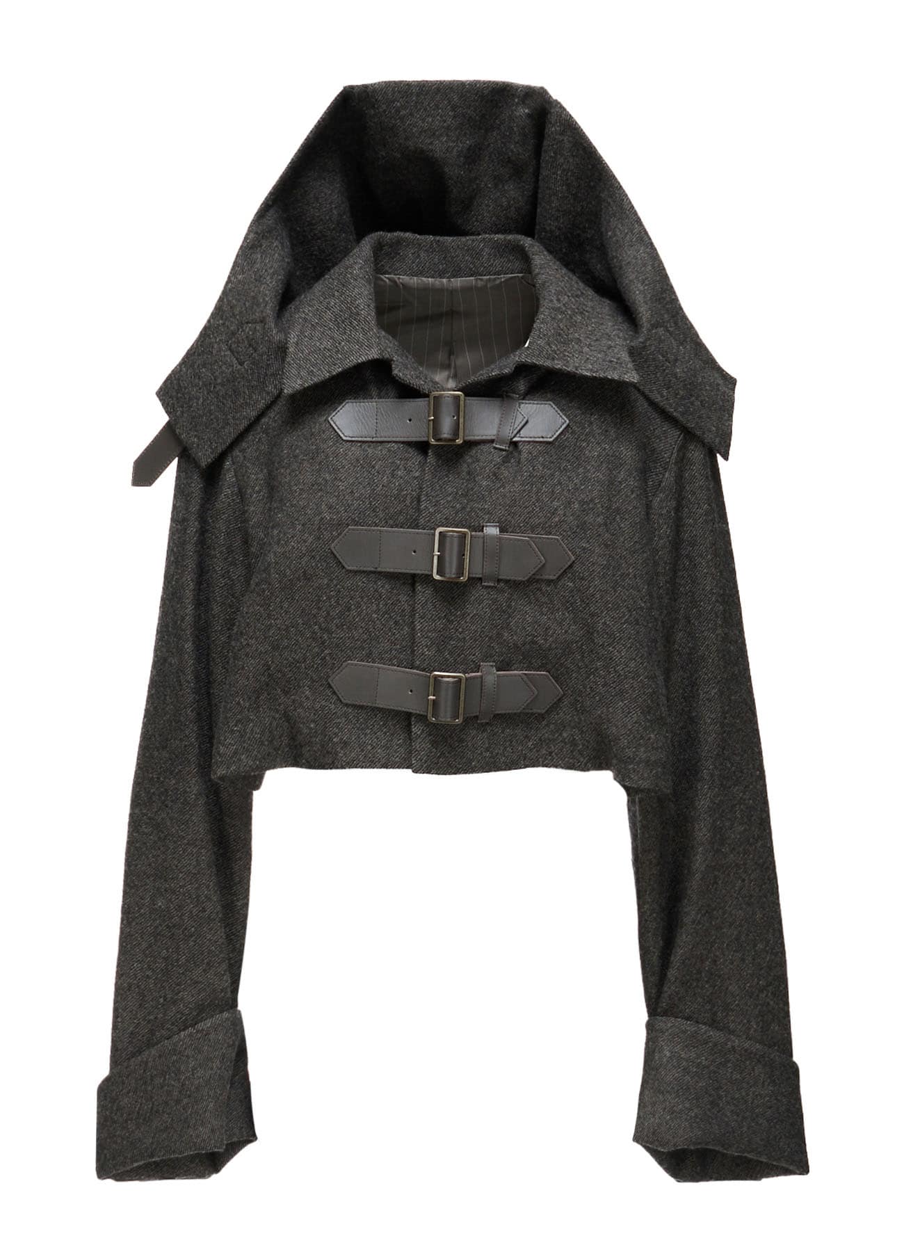 LOW TWIST SERGE BELTED SHORT COAT