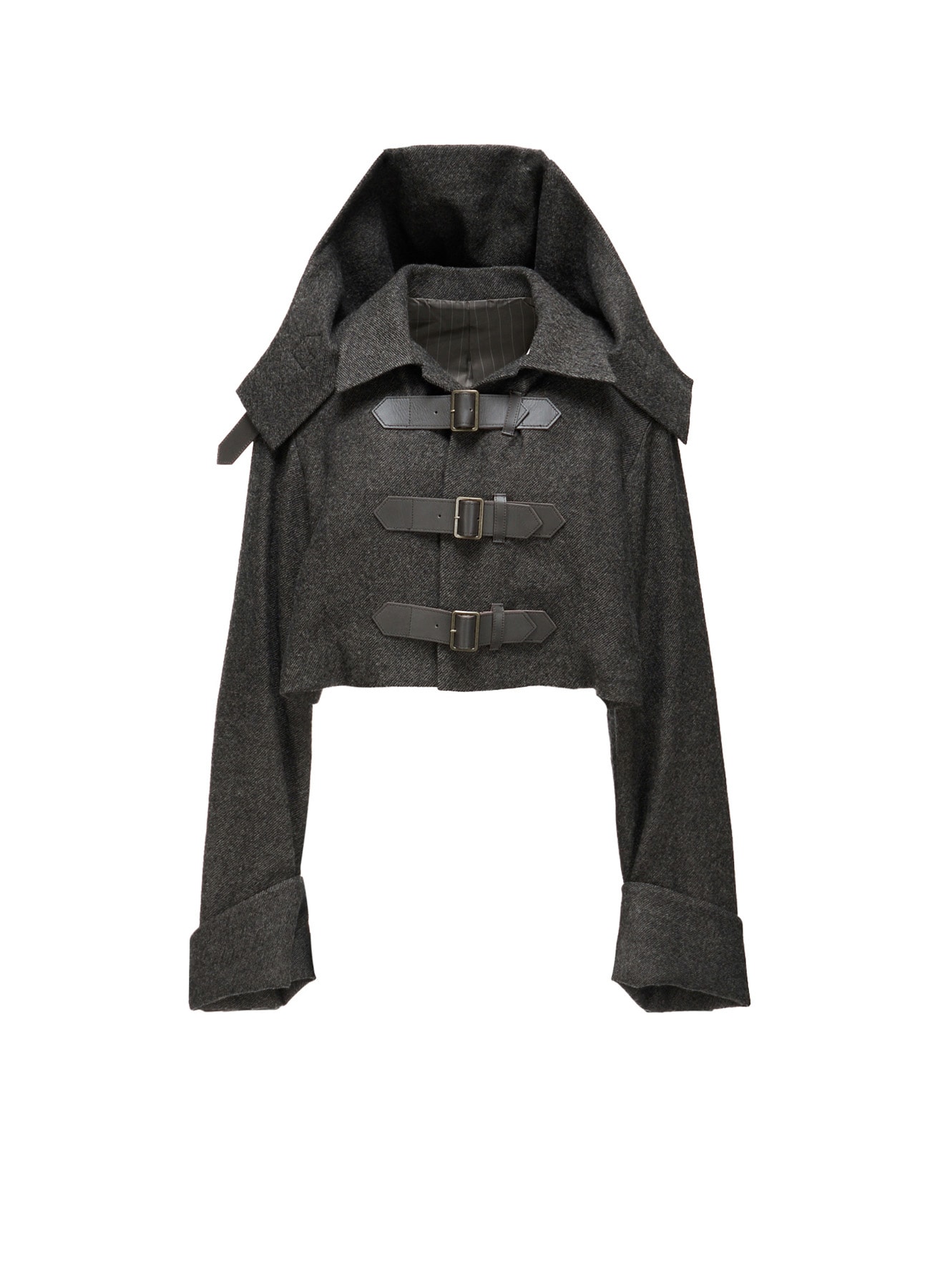 LOW TWIST SERGE BELTED SHORT COAT