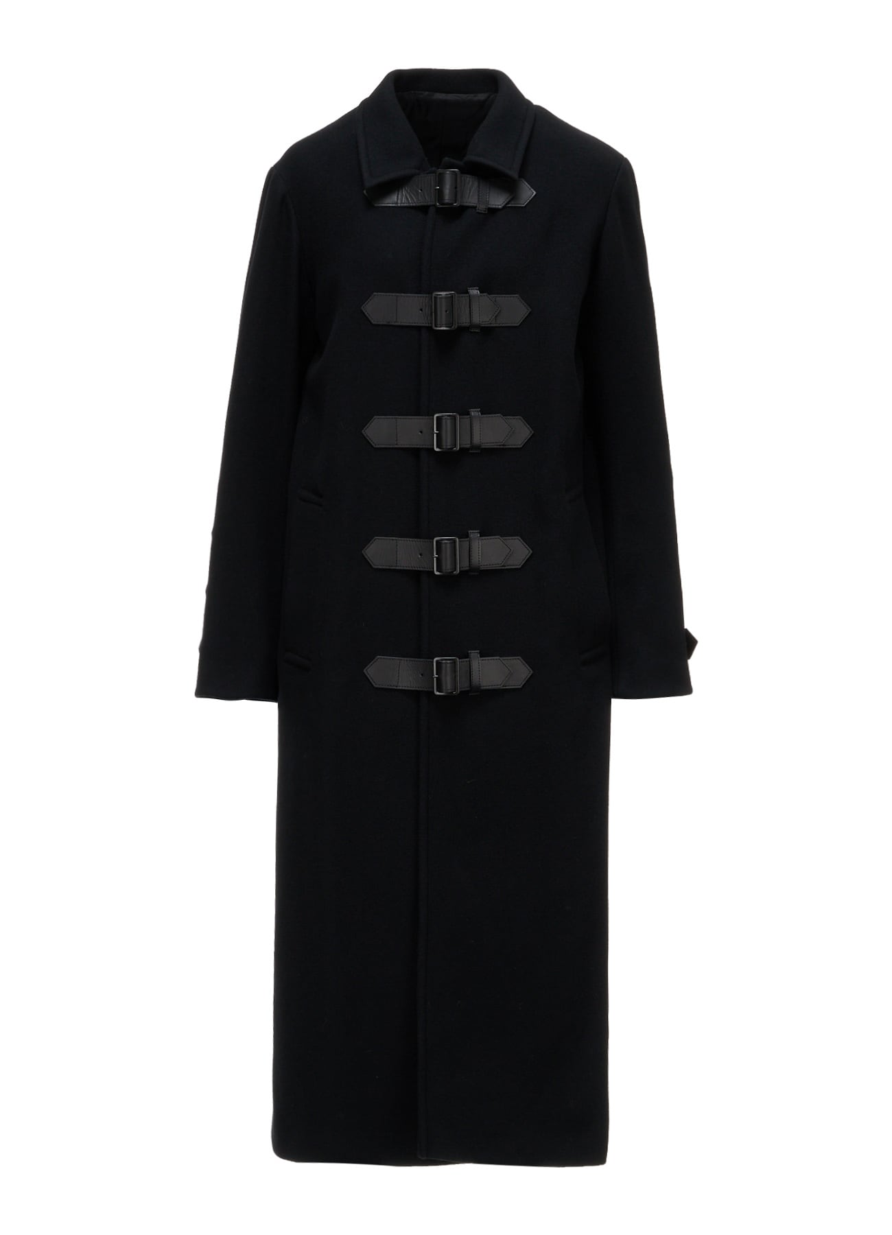 LIGHT MOSSER  BELTED LONG COAT