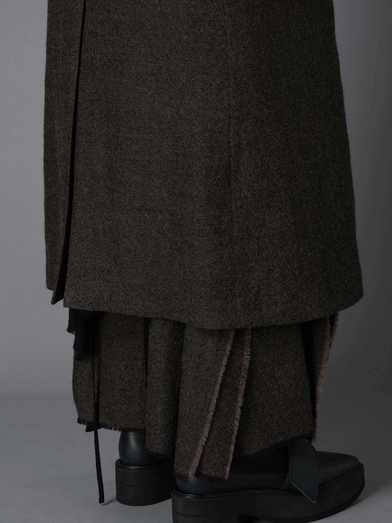 LOW TWIST SERGE BELTED LONG COAT