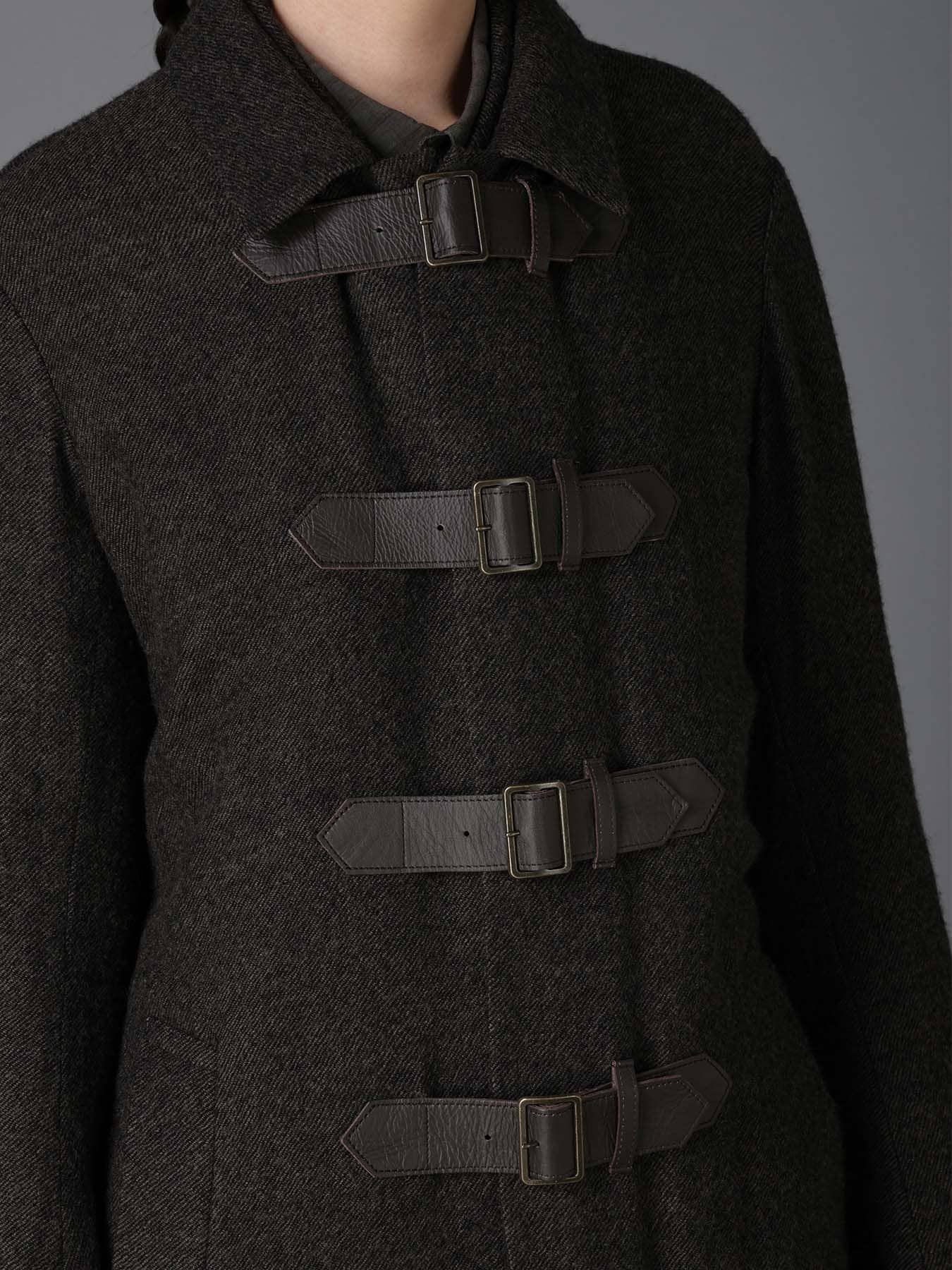 LOW TWIST SERGE BELTED LONG COAT