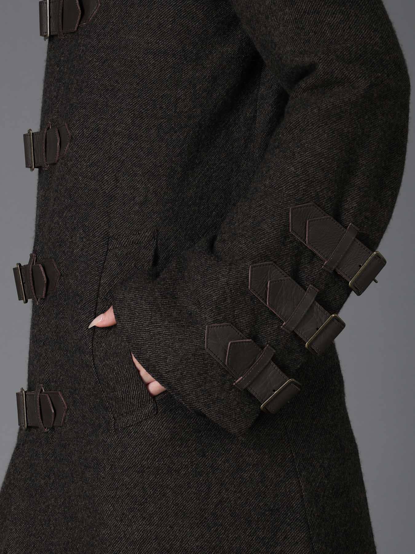 LOW TWIST SERGE BELTED LONG COAT