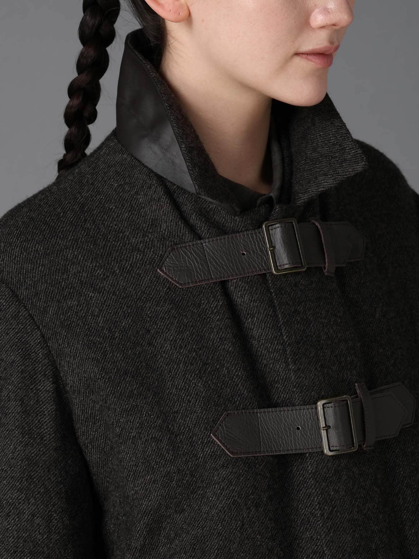 LOW TWIST SERGE BELTED LONG COAT
