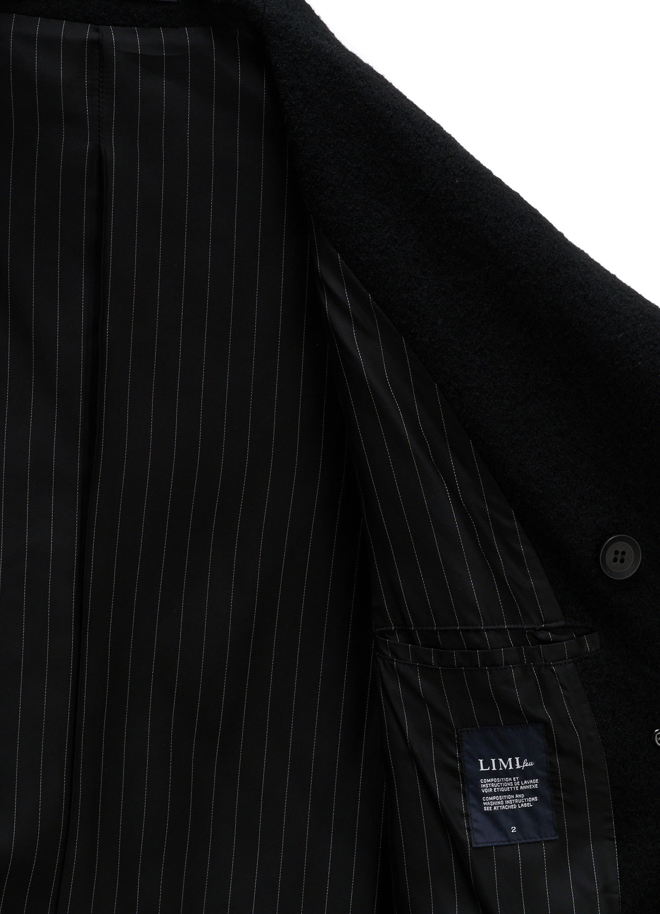 SHRINK SERGE KIMONO SLEEVE COAT