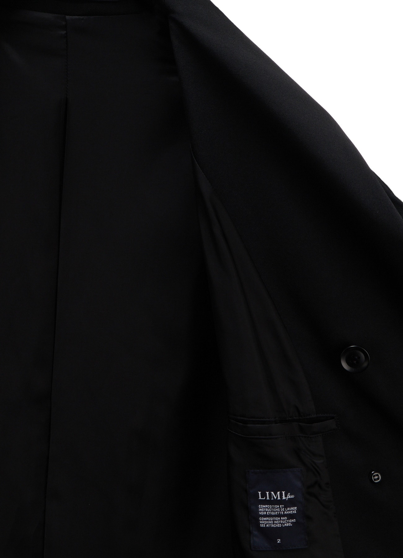 WOOL GABARDINE  KIMONO SLEEVE COAT