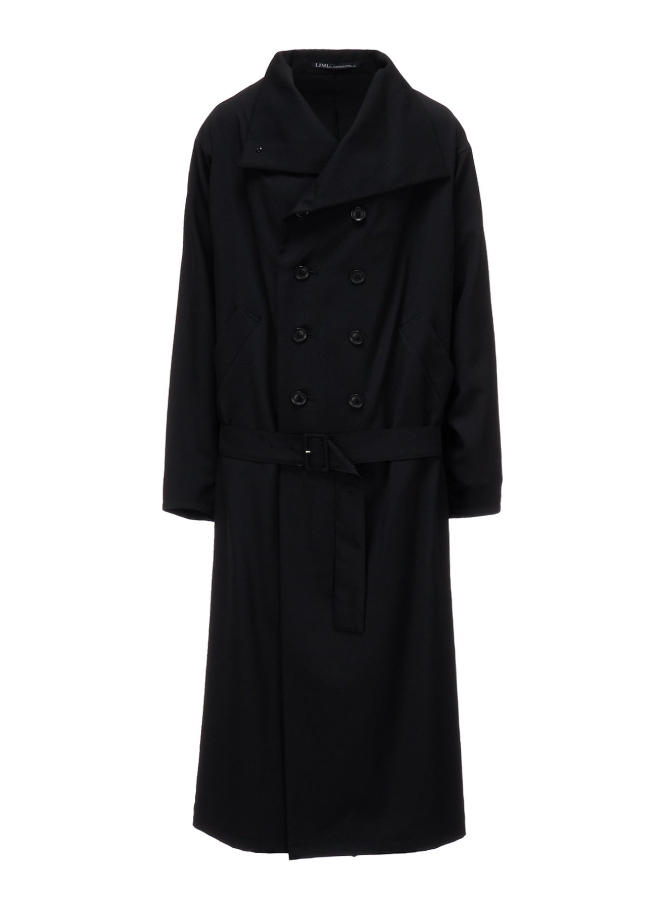 WOOL GABARDINE  KIMONO SLEEVE COAT