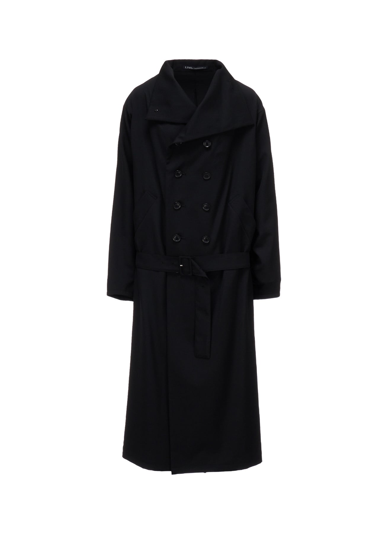 WOOL GABARDINE  KIMONO SLEEVE COAT