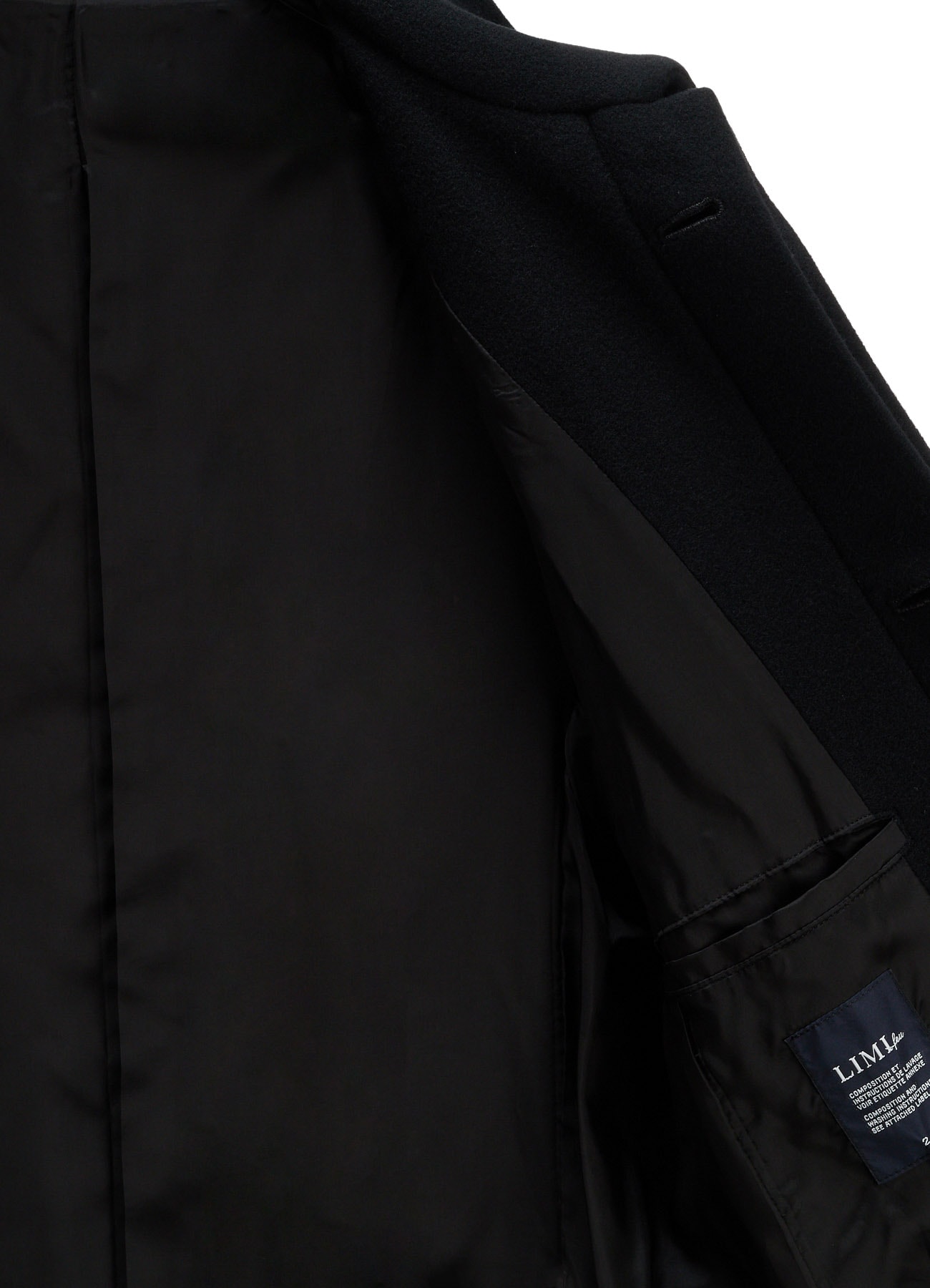 LIGHT MOSSER  PANELED SHOULDER COAT