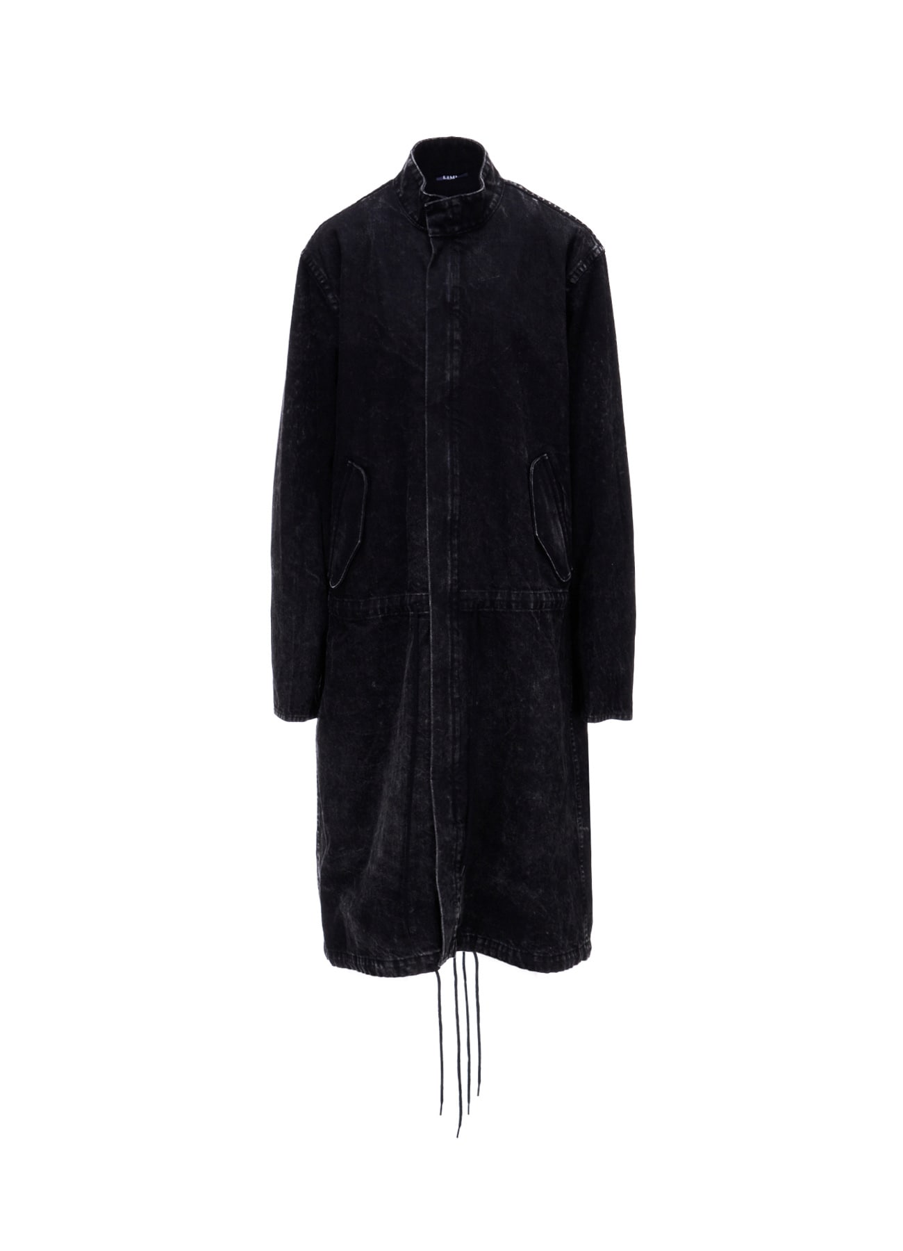 CHEMICAL BLEACHED DENIM MODS COAT