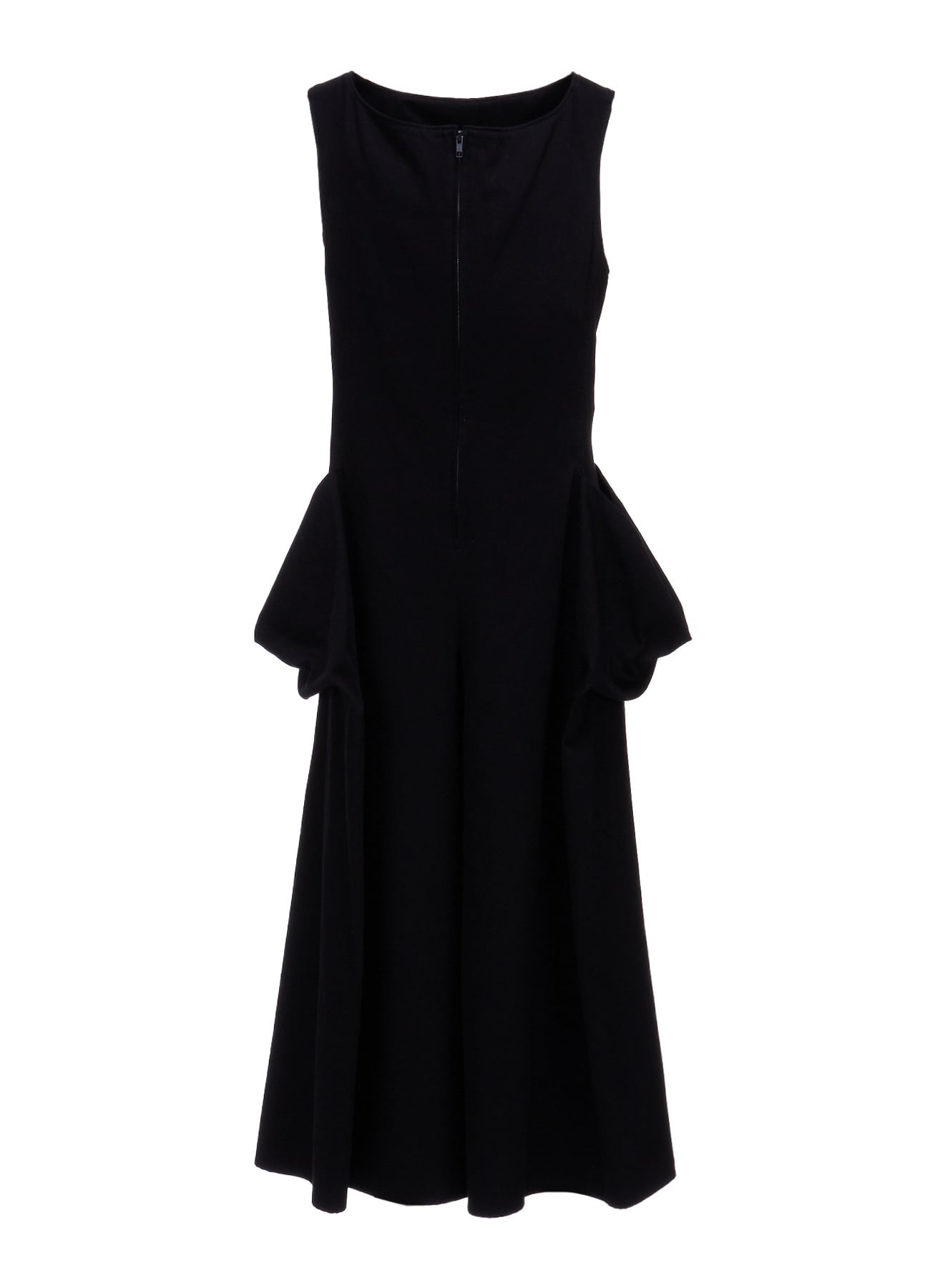 BK DENIM DRAPED POCKET JUMPSUIT(S Black): LIMI feu｜THE SHOP YOHJI