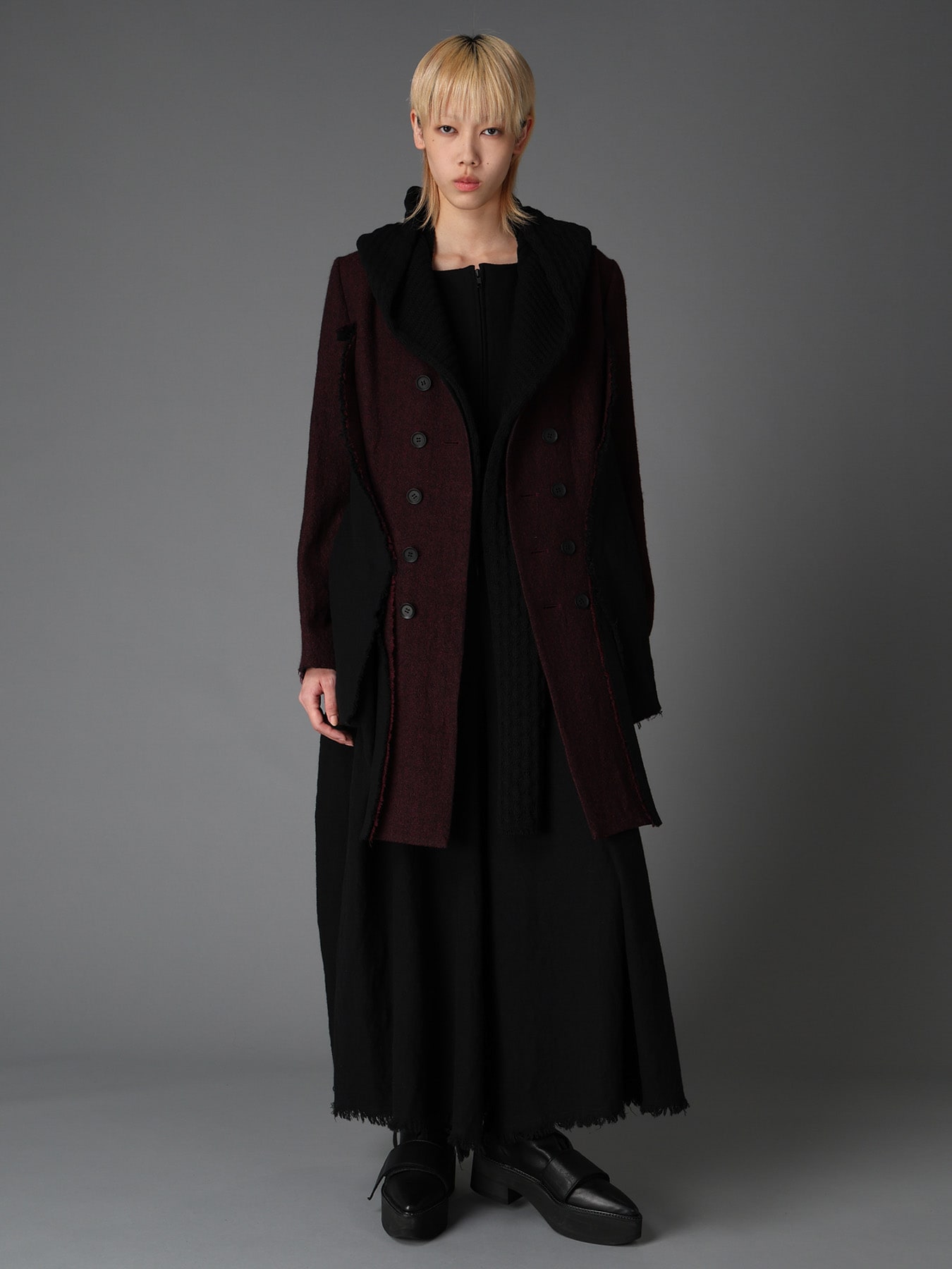 LIGHT SERGE A DRAPED POCKET JUMPSUIT(S Black): LIMI feu｜THE SHOP