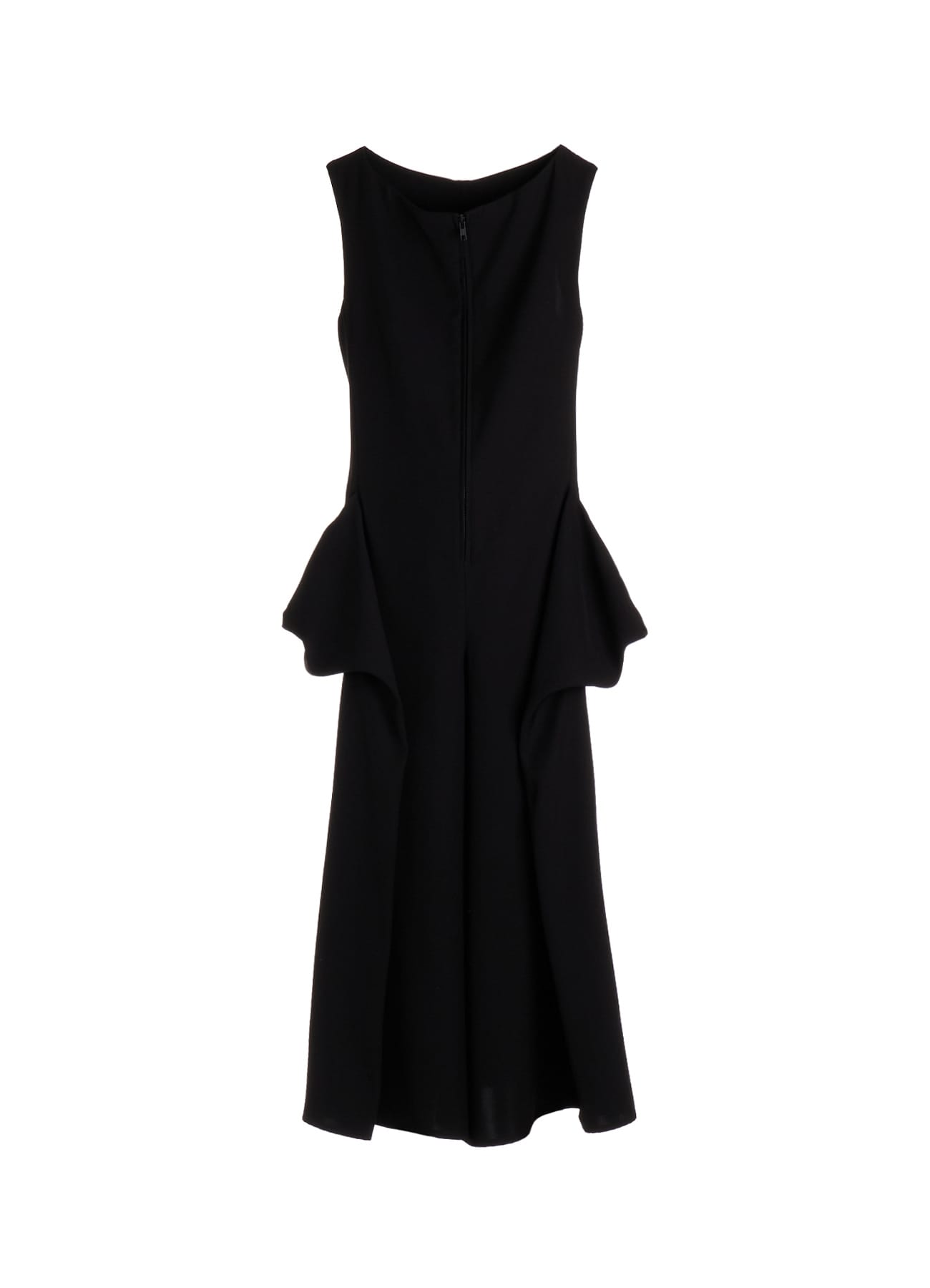 DOUBLE SATIN DRAPED POCKET JUMPSUIT