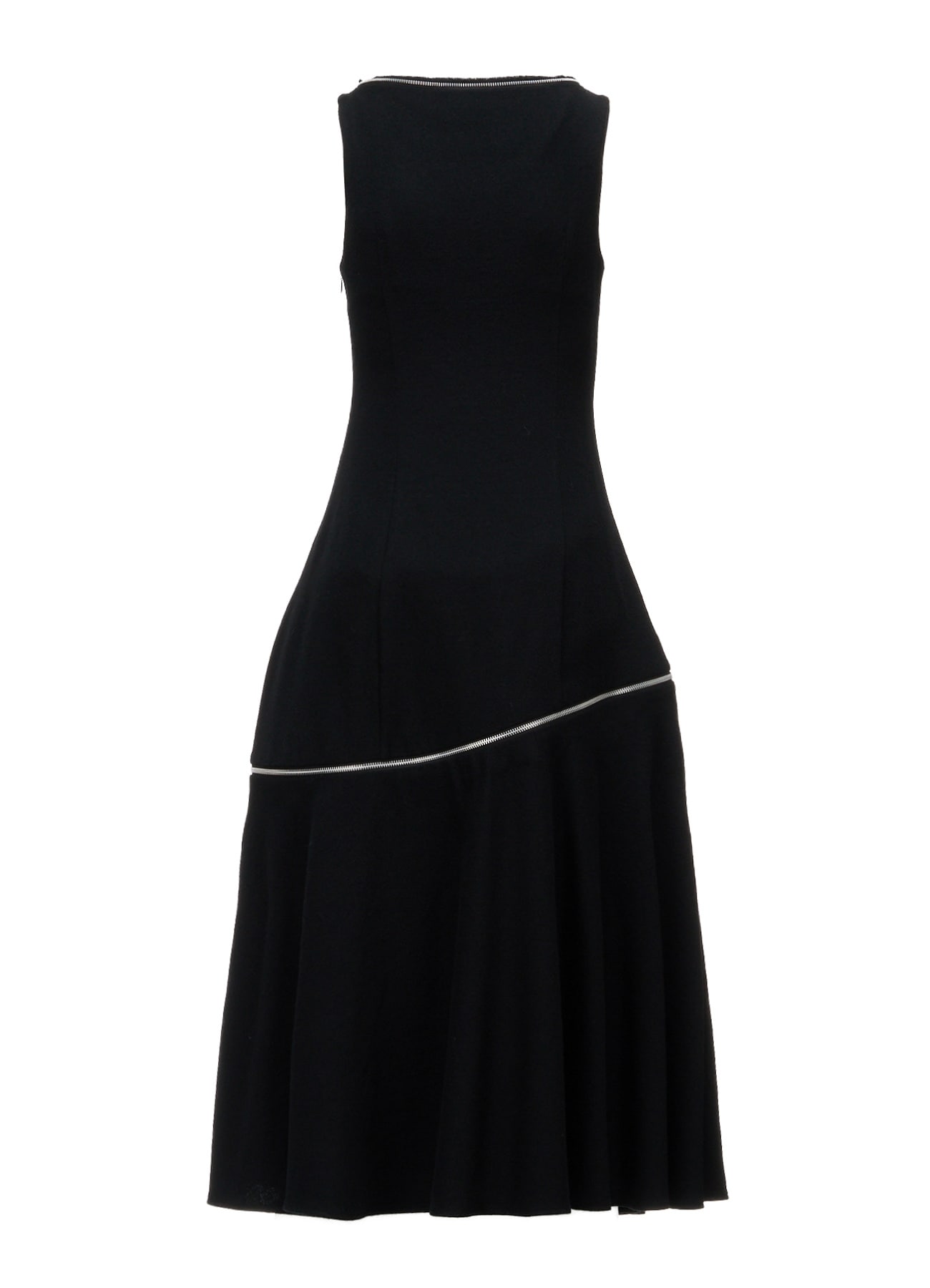 W/ SERGE ZIP PANEL DRESS(S Black): LIMI feu｜THE SHOP YOHJI YAMAMOTO