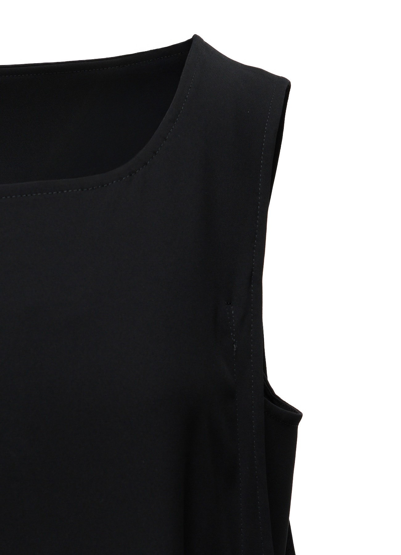 DOUBLE SATIN SIDE DROP DRESS