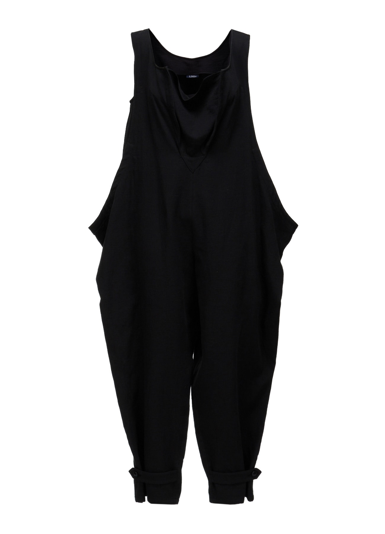 DOUBLE CLOTH SIDE DROP JUMPSUIT