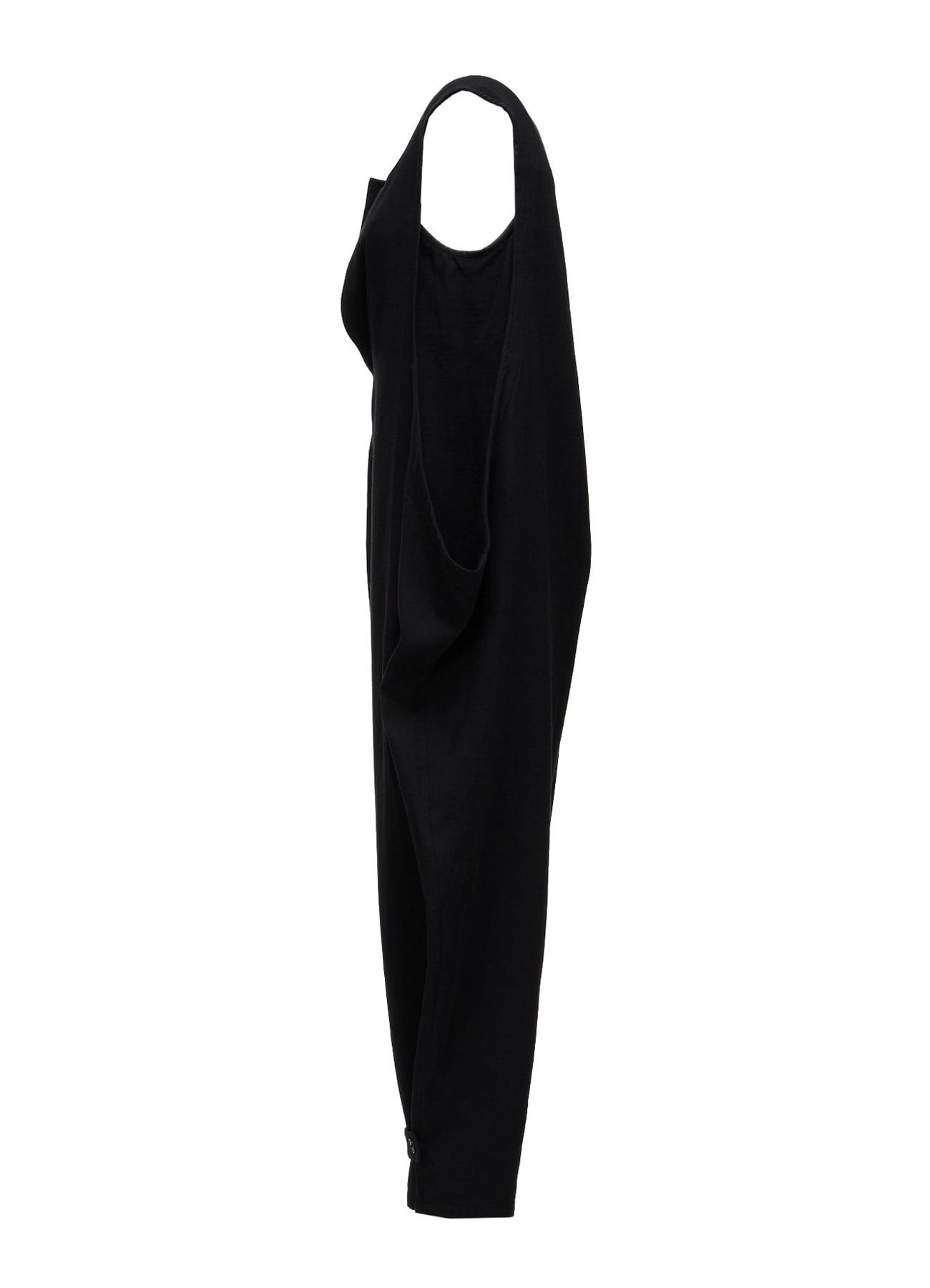 DOUBLE CLOTH SIDE DROP JUMPSUIT