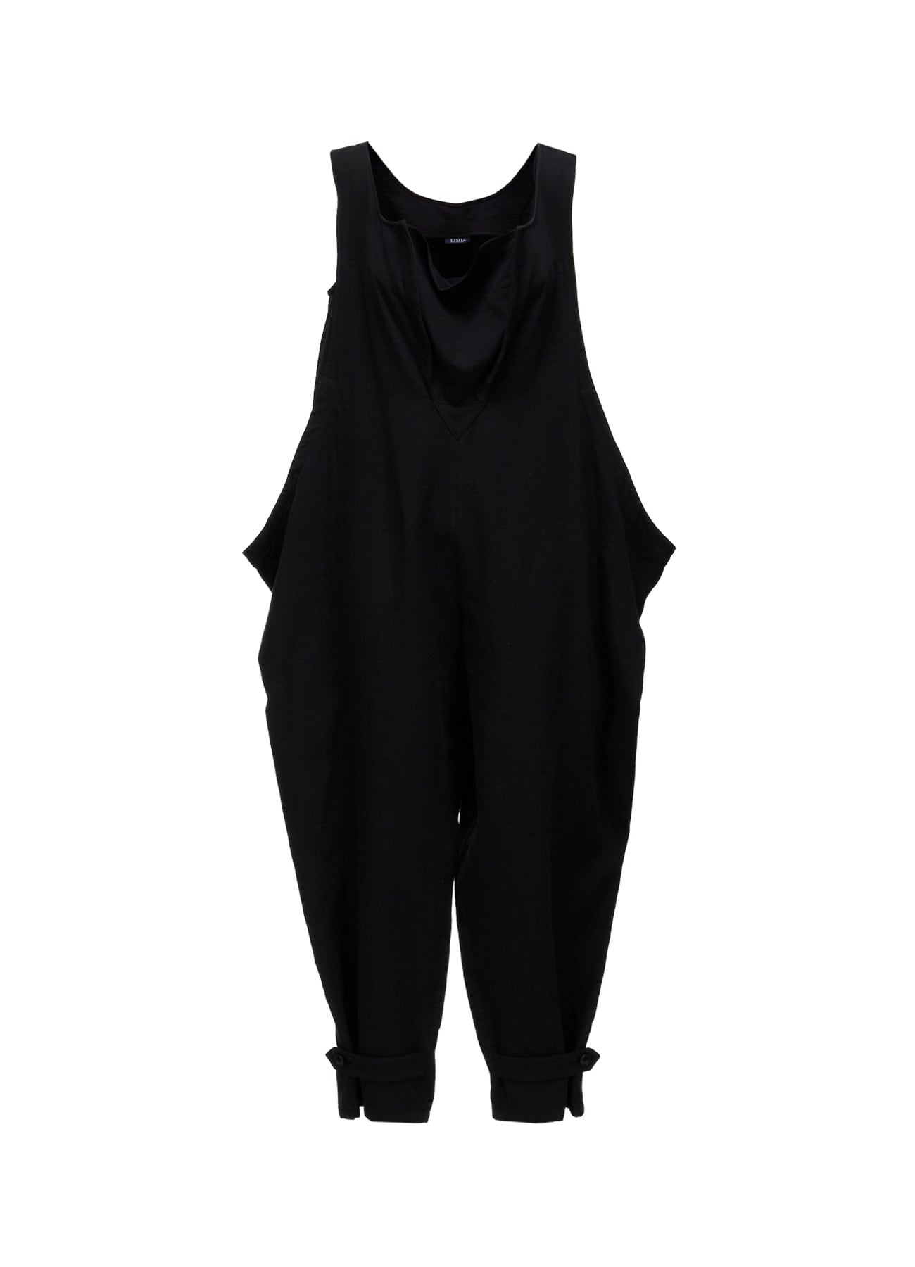 DOUBLE CLOTH SIDE DROP JUMPSUIT