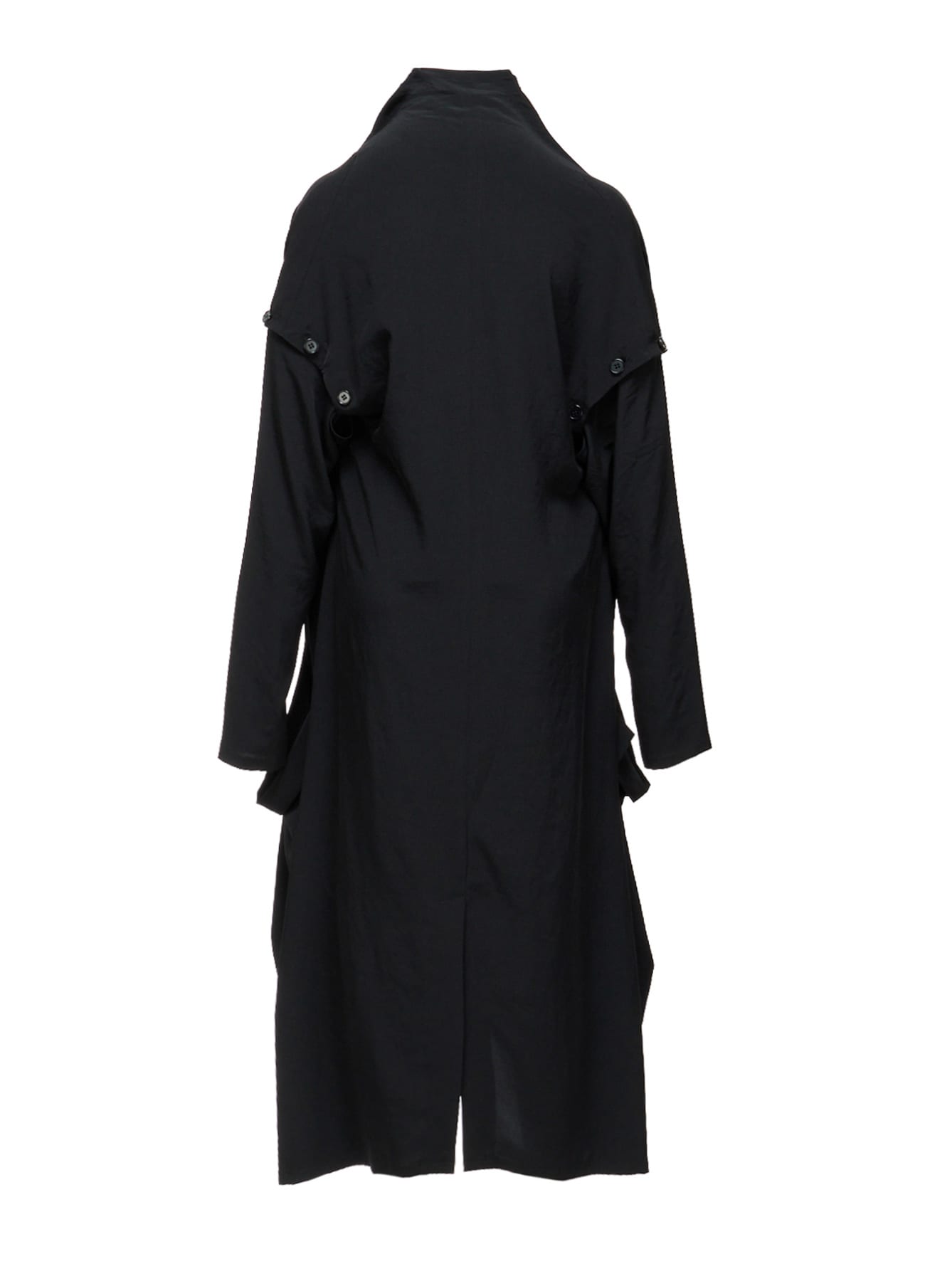TA/PE CREPE DE CHINE PIN Draped POCKET DRESS