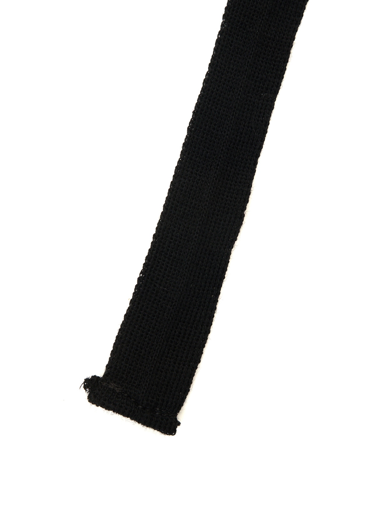 LONG FUR+MOIST TANNED KIP LEATHER RIBBON EARMUFFS