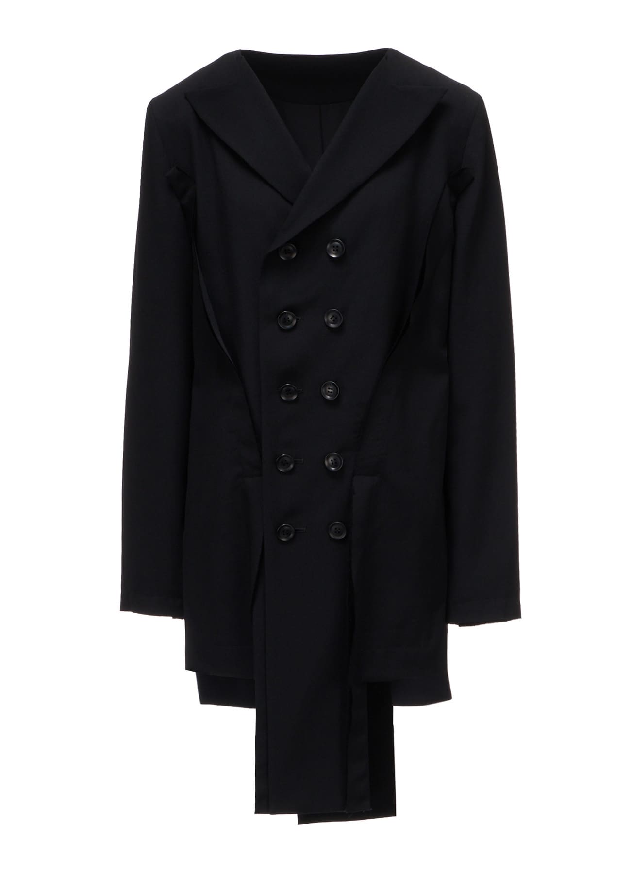 WOOL GABARDINE  DOUBLE FRONT PANEL JACKET