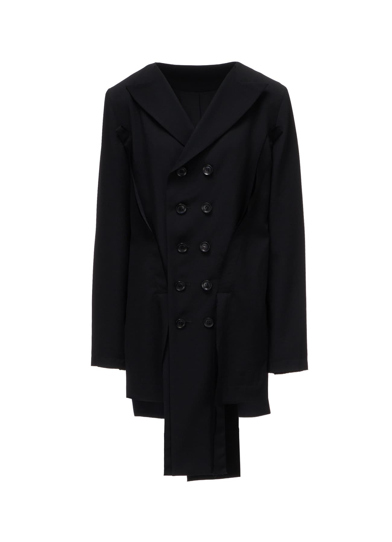 WOOL GABARDINE  DOUBLE FRONT PANEL JACKET