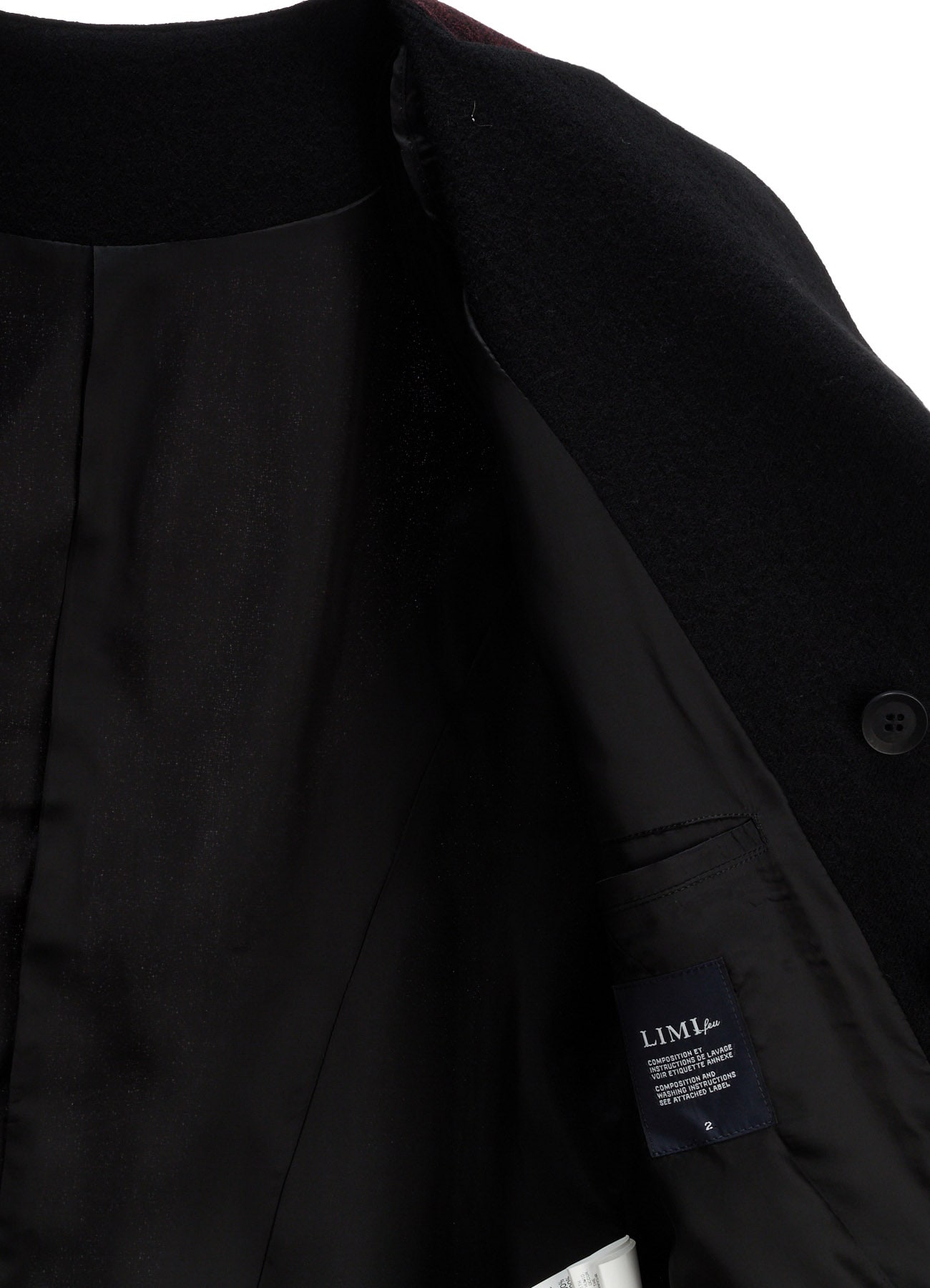 LIGHT SERGE C DOUBLE FRONT PANEL JACKET