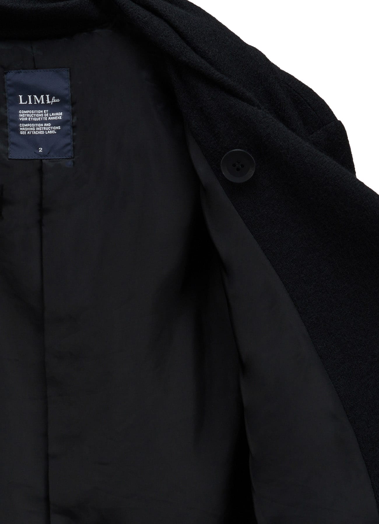 HERRINGBONE RIBBON DETAIL DOUBLE JACKET