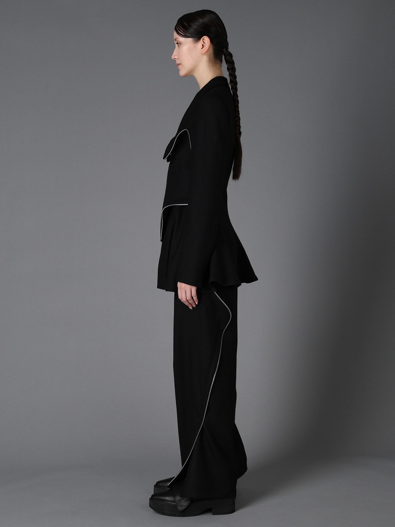 W/ SERGE  BUSTIER DETAIL JACKET