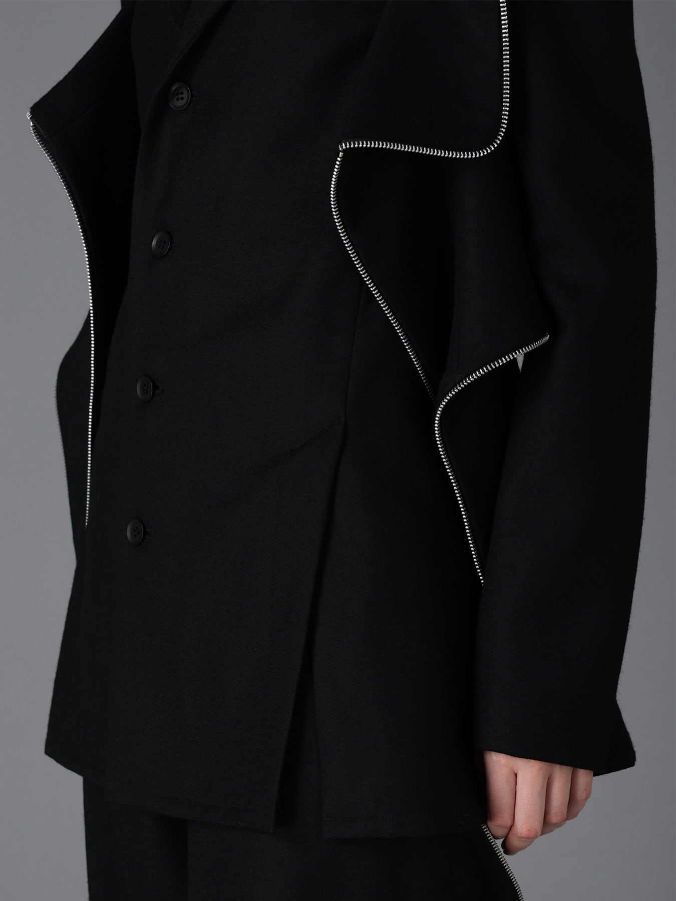 W/ SERGE  BUSTIER DETAIL JACKET