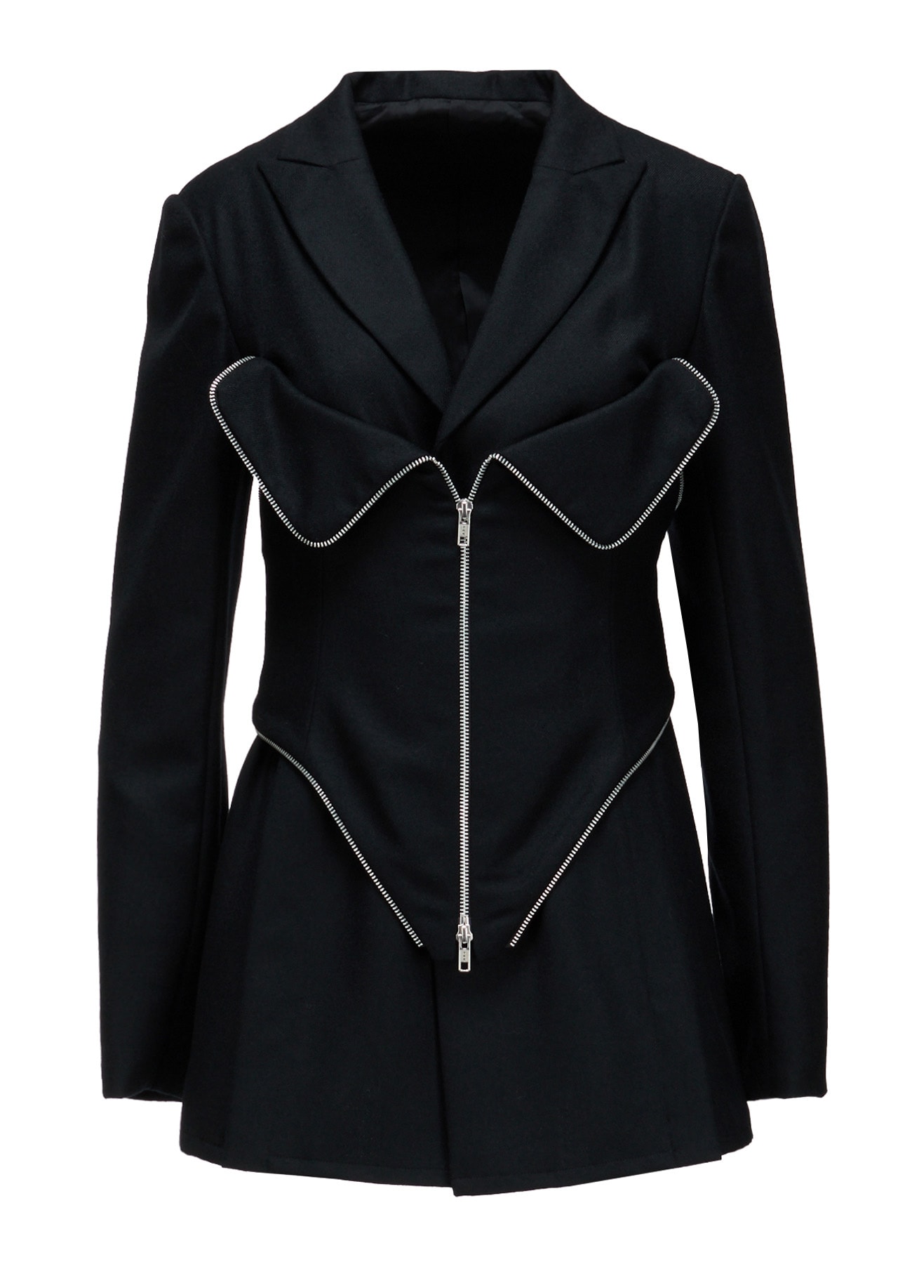 W/ SERGE  BUSTIER DETAIL JACKET