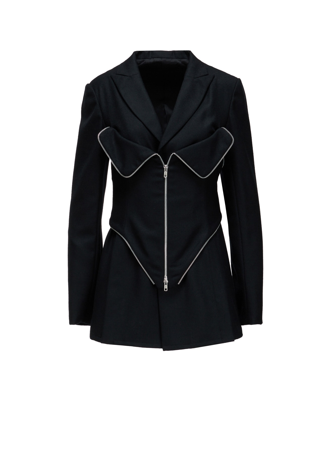 W/ SERGE  BUSTIER DETAIL JACKET