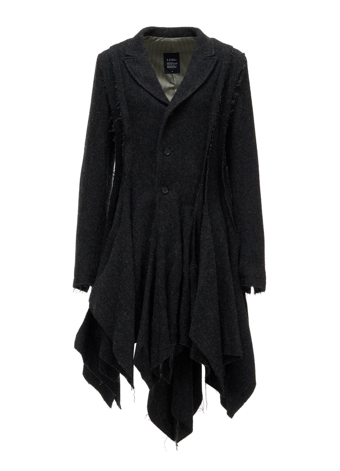 TOP DYED TWEED FLARED PANEL JACKET B(S Black): LIMI feu｜THE SHOP