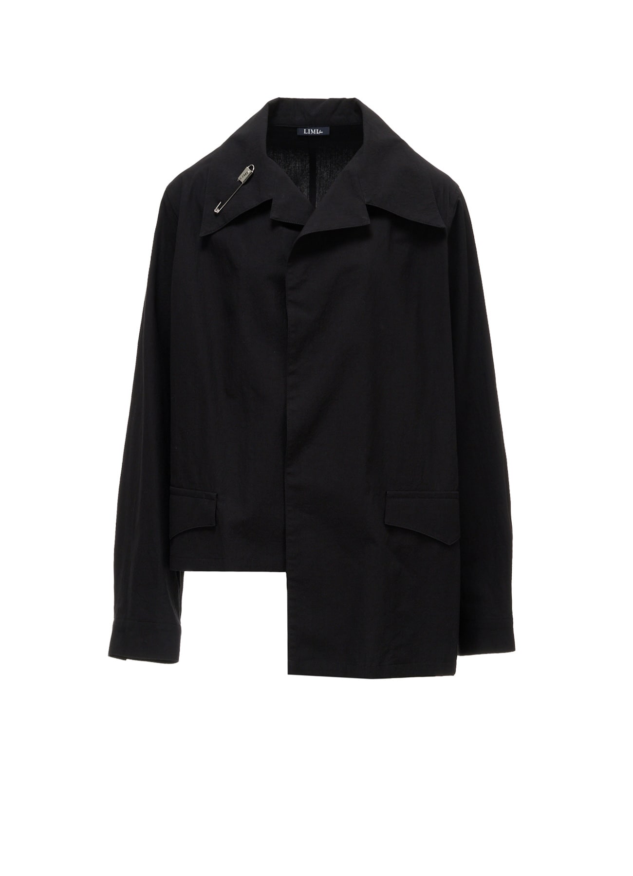 HIGH TWIST POPLIN ASYMMETRIC JACKET