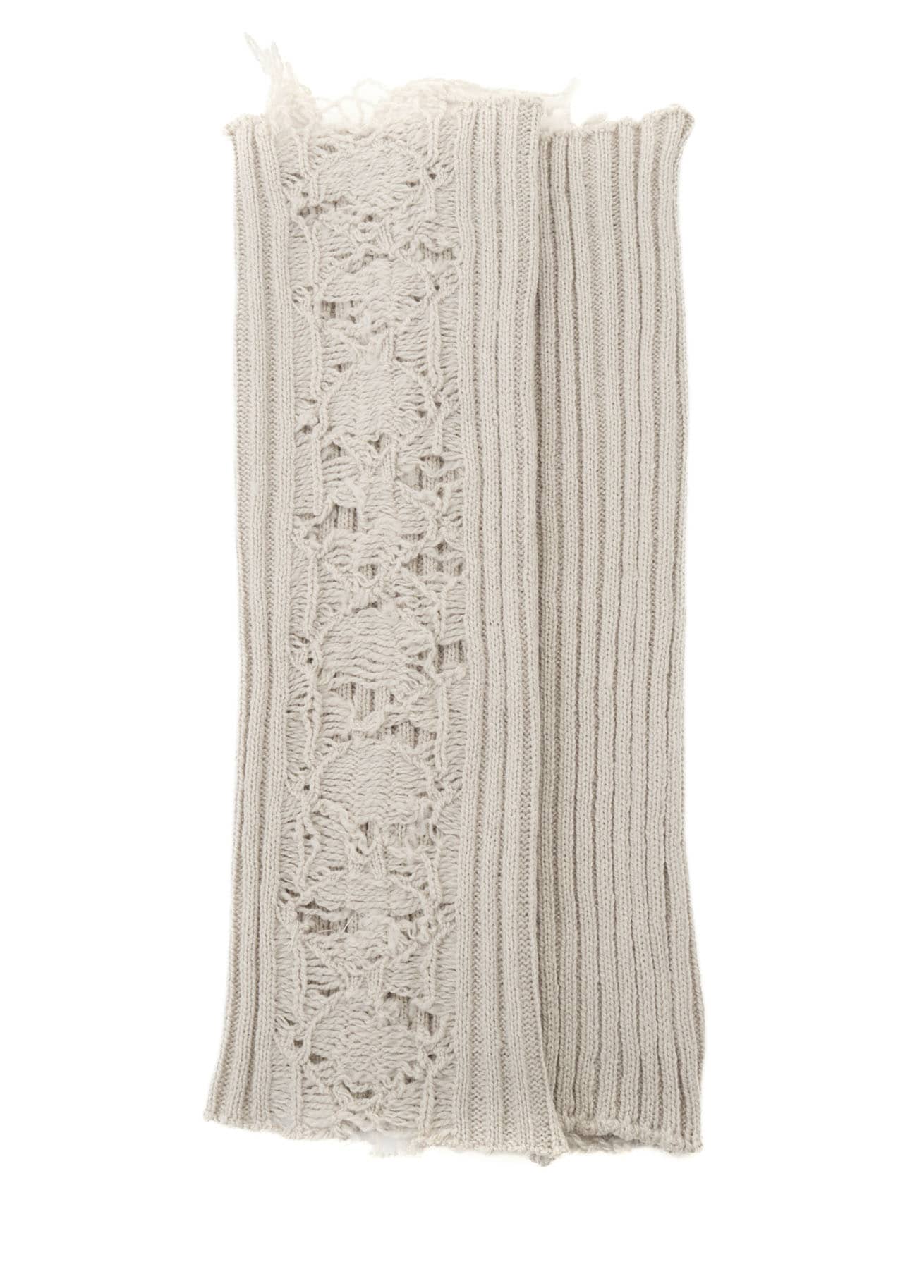 W/ CRUSHED RIB DISTRESSED LEG WARMERS