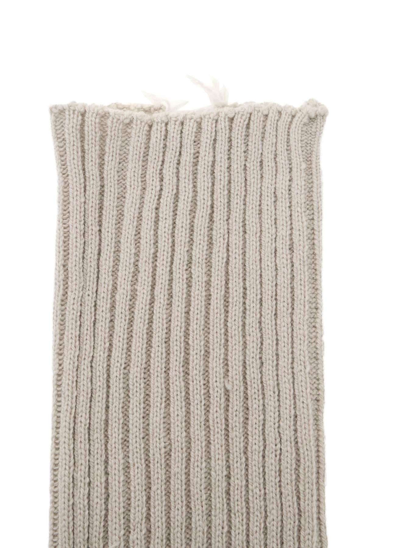 W/ CRUSHED RIB DISTRESSED LEG WARMERS