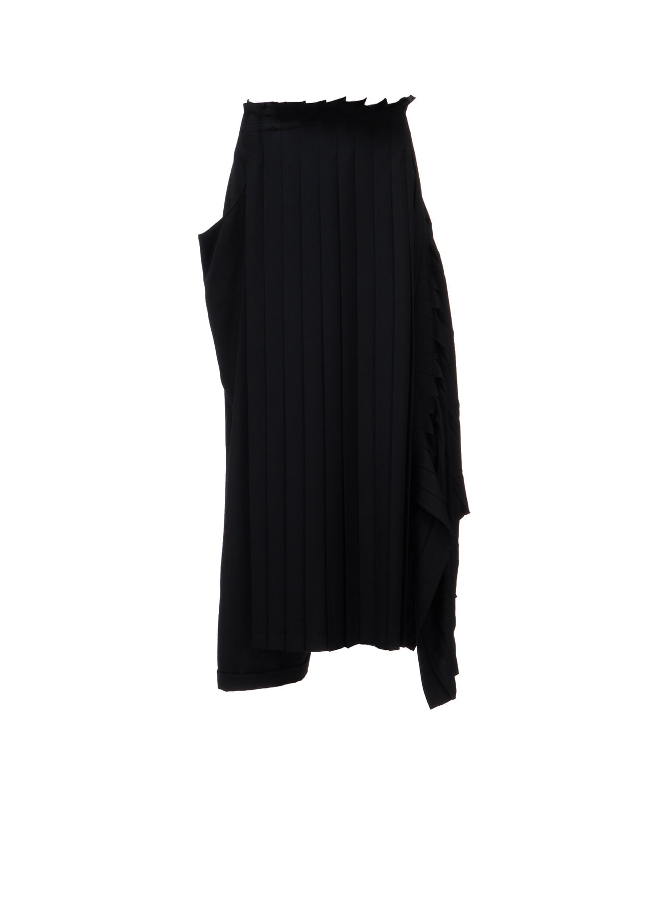 WOOL GABARDINE  PLEATED DETAIL SKORT