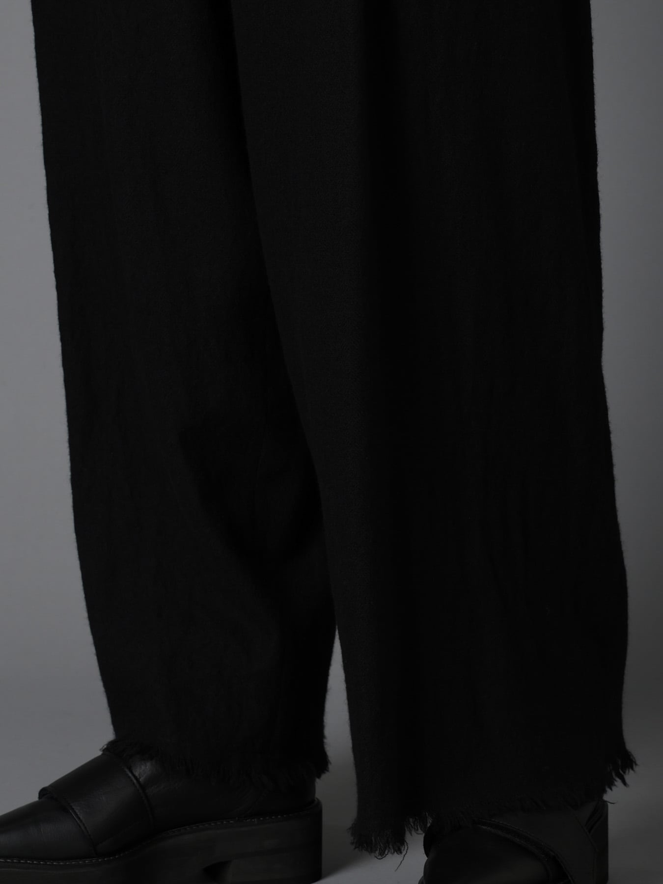 HERRINGBONE BIG TUCK PANTS