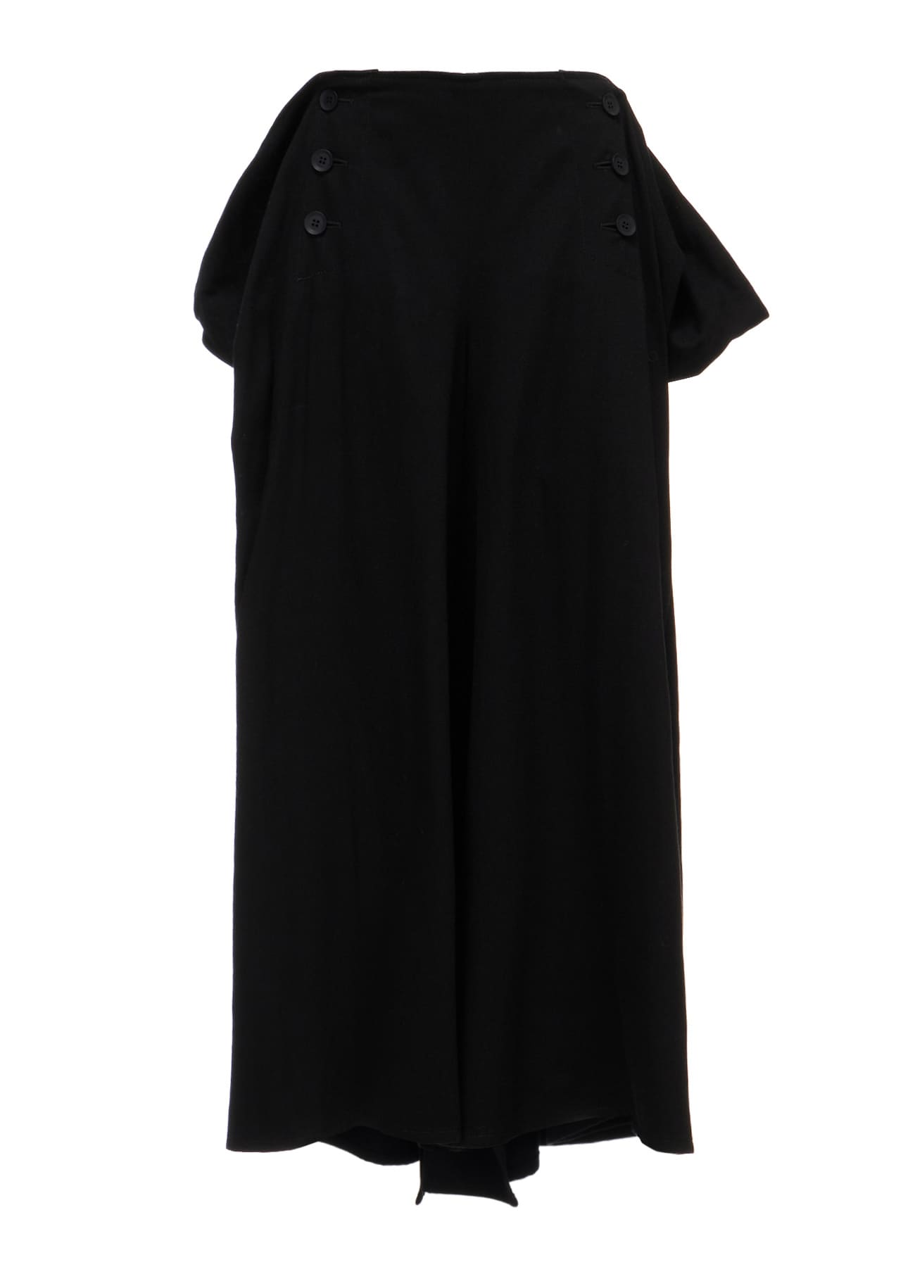 BK DENIM DRAPED POCKET SAILOR PANTS