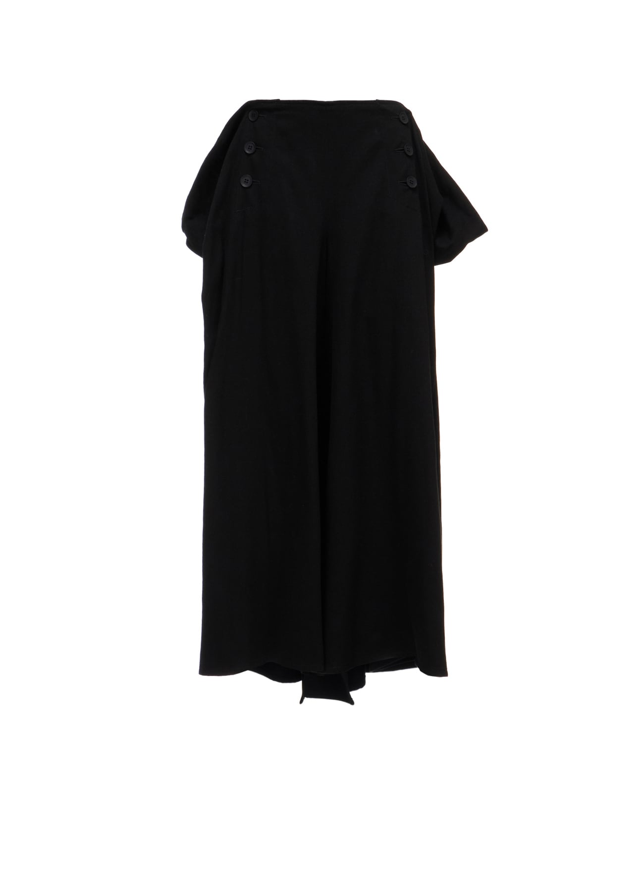 BK DENIM DRAPED POCKET SAILOR PANTS