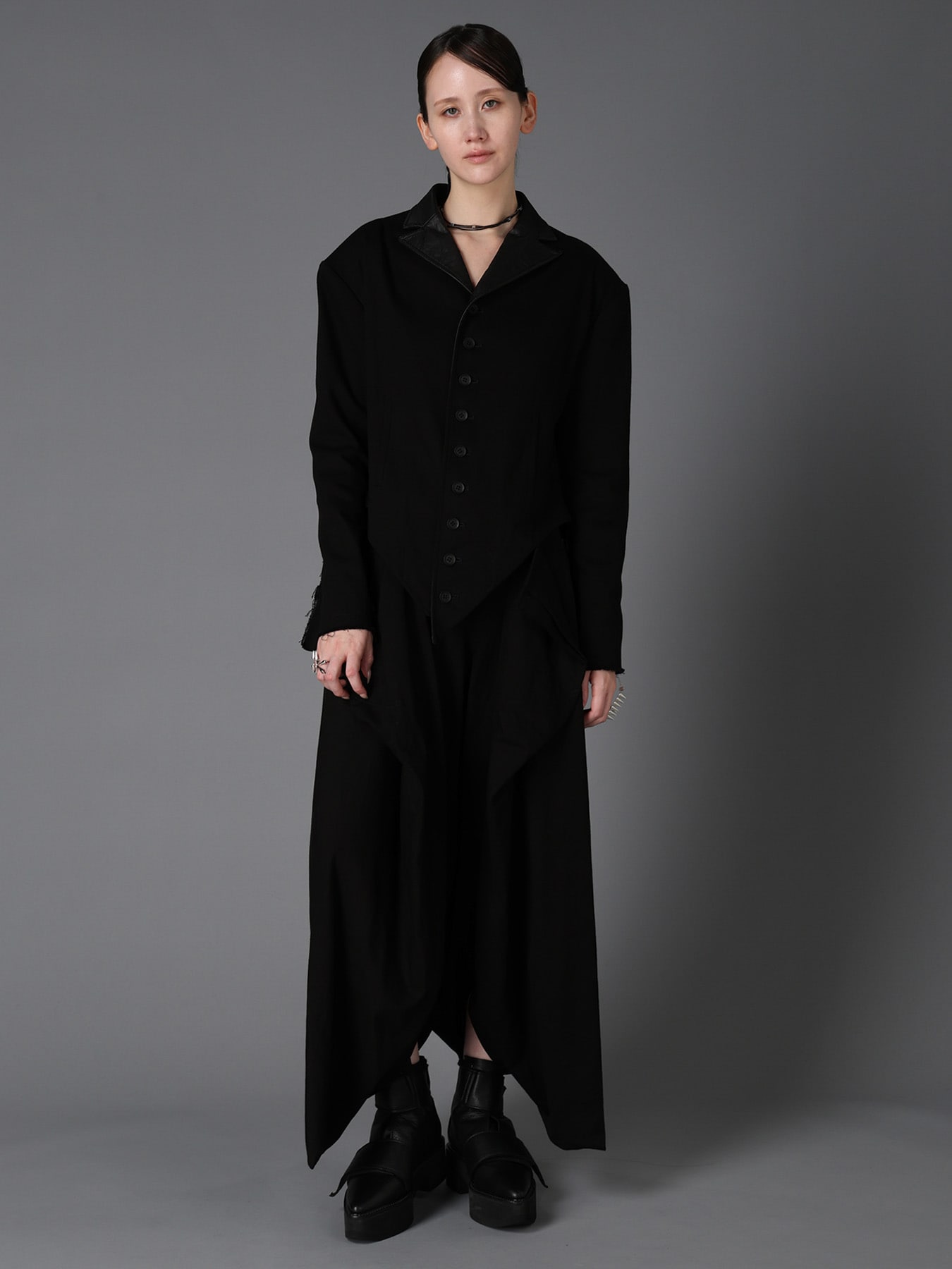 BK DENIM HEM PANTS